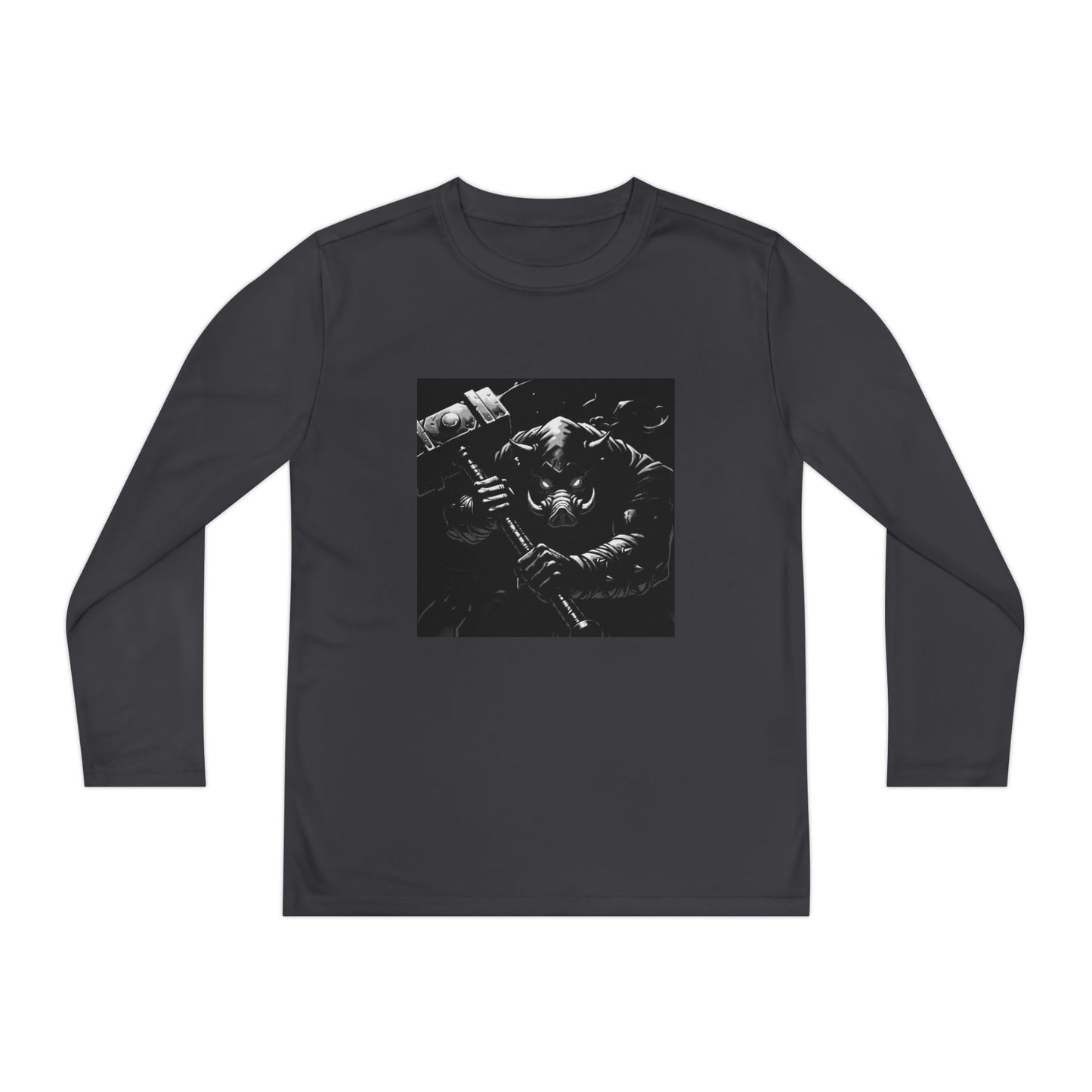 Agent Quacks Series Youth Long Sleeve Competitor Tee - Bloodtusk Design