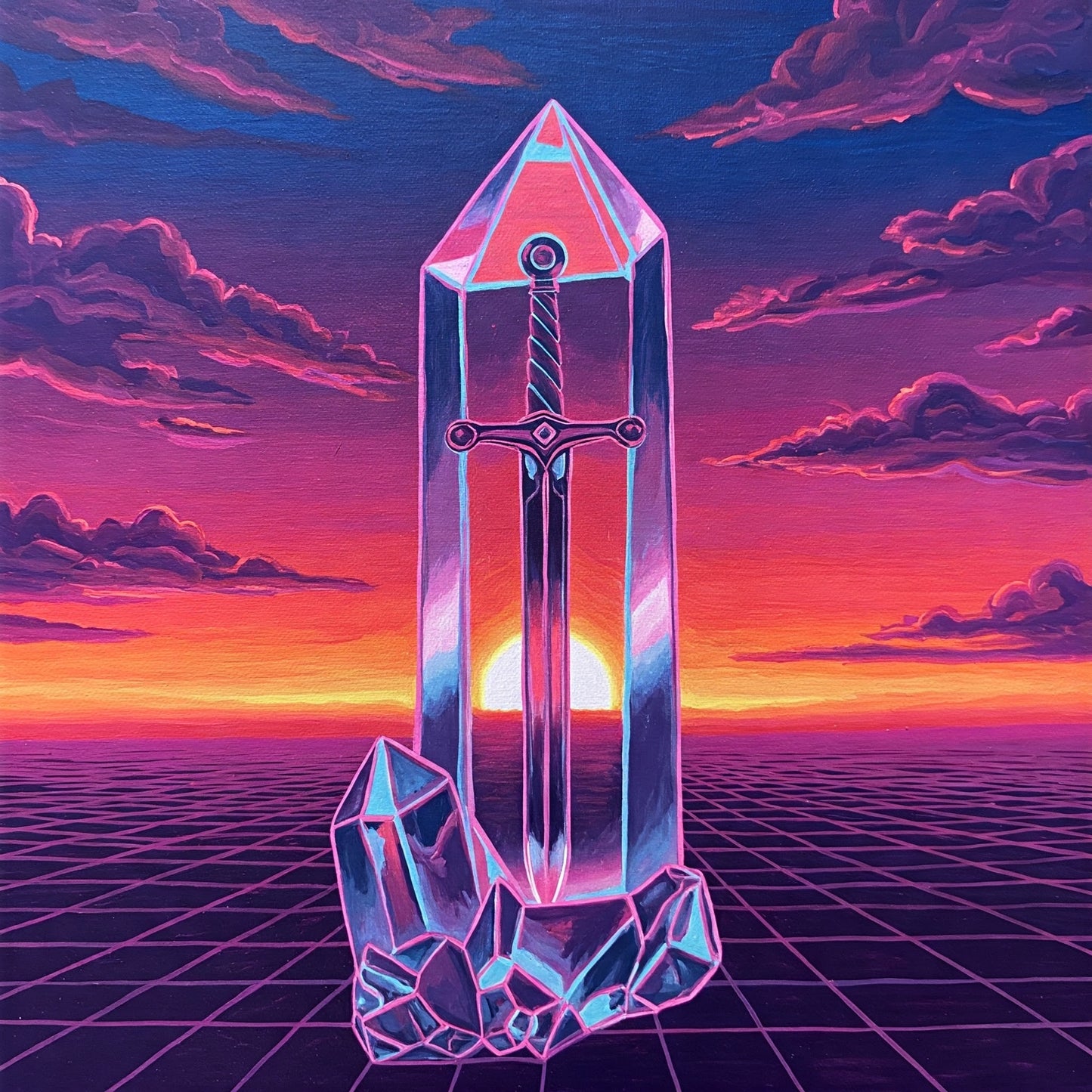 Crystal sword Collection of 100