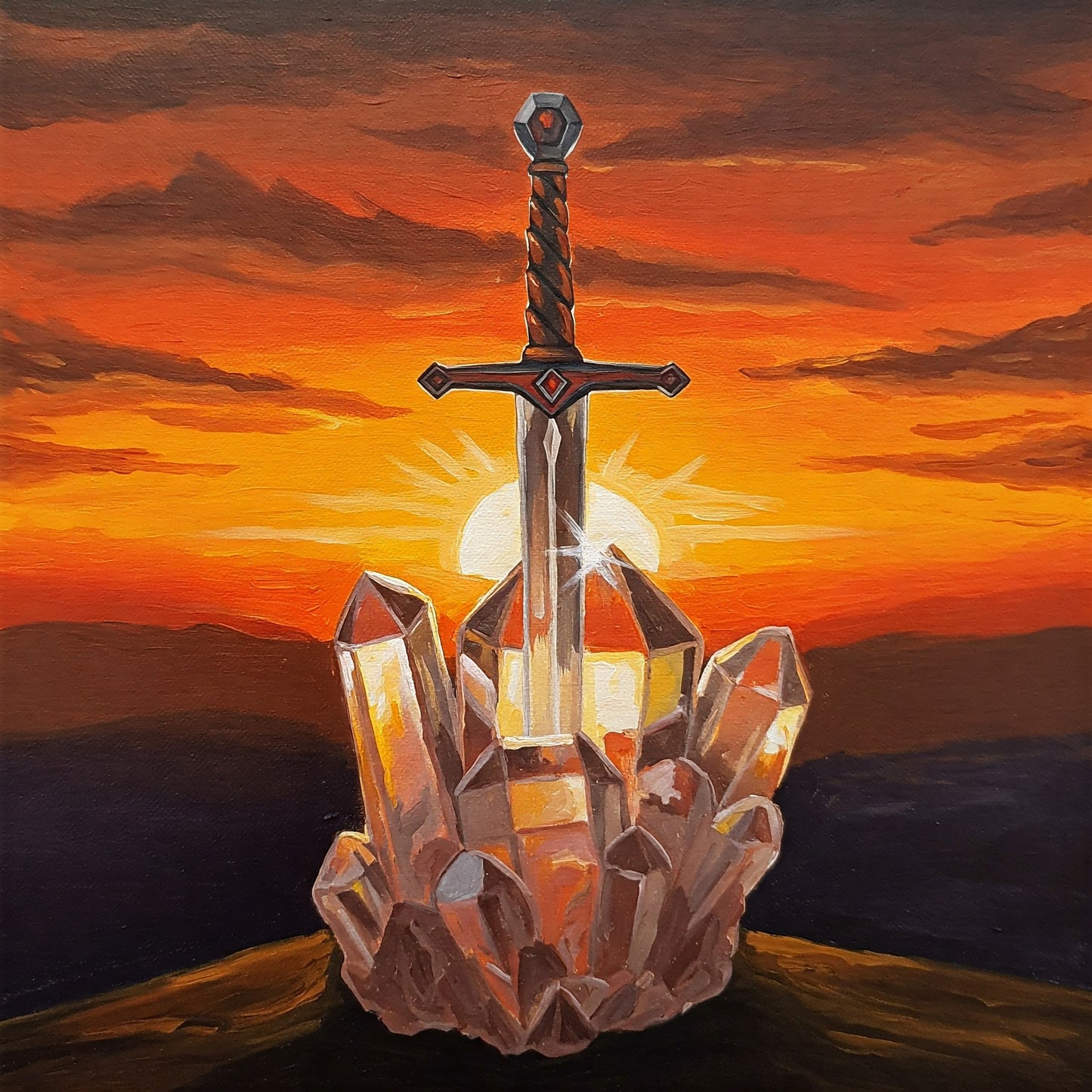 Crystal sword Collection of 100