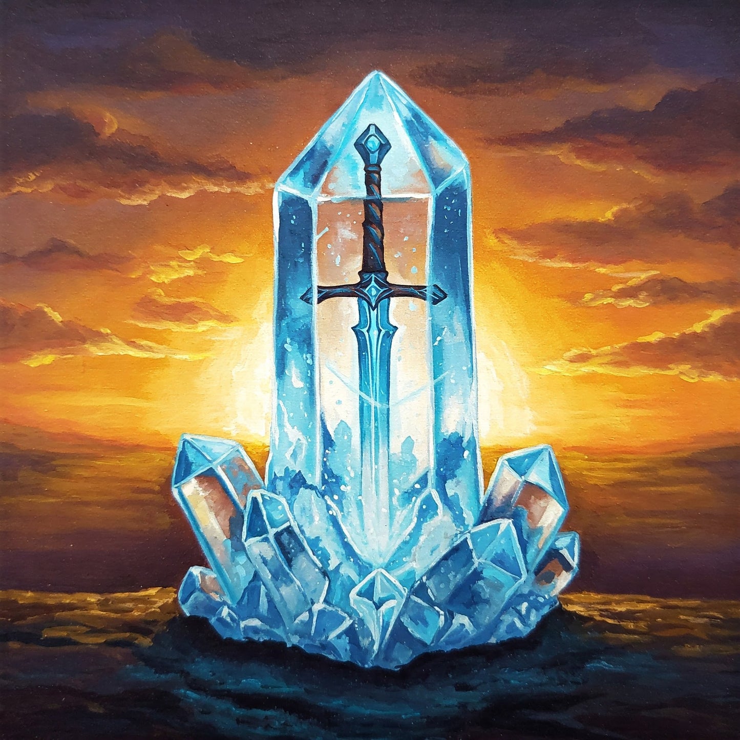Crystal sword Collection of 100