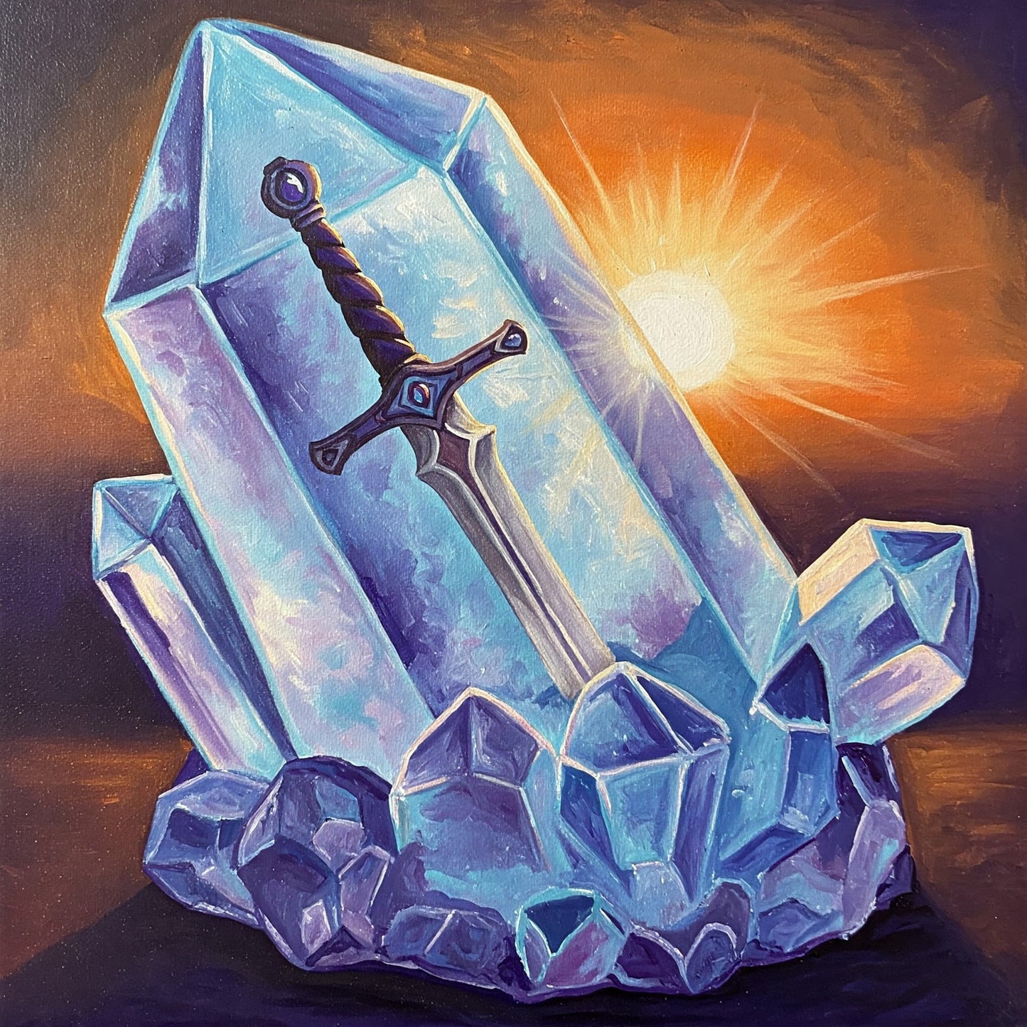 Crystal sword Collection of 100