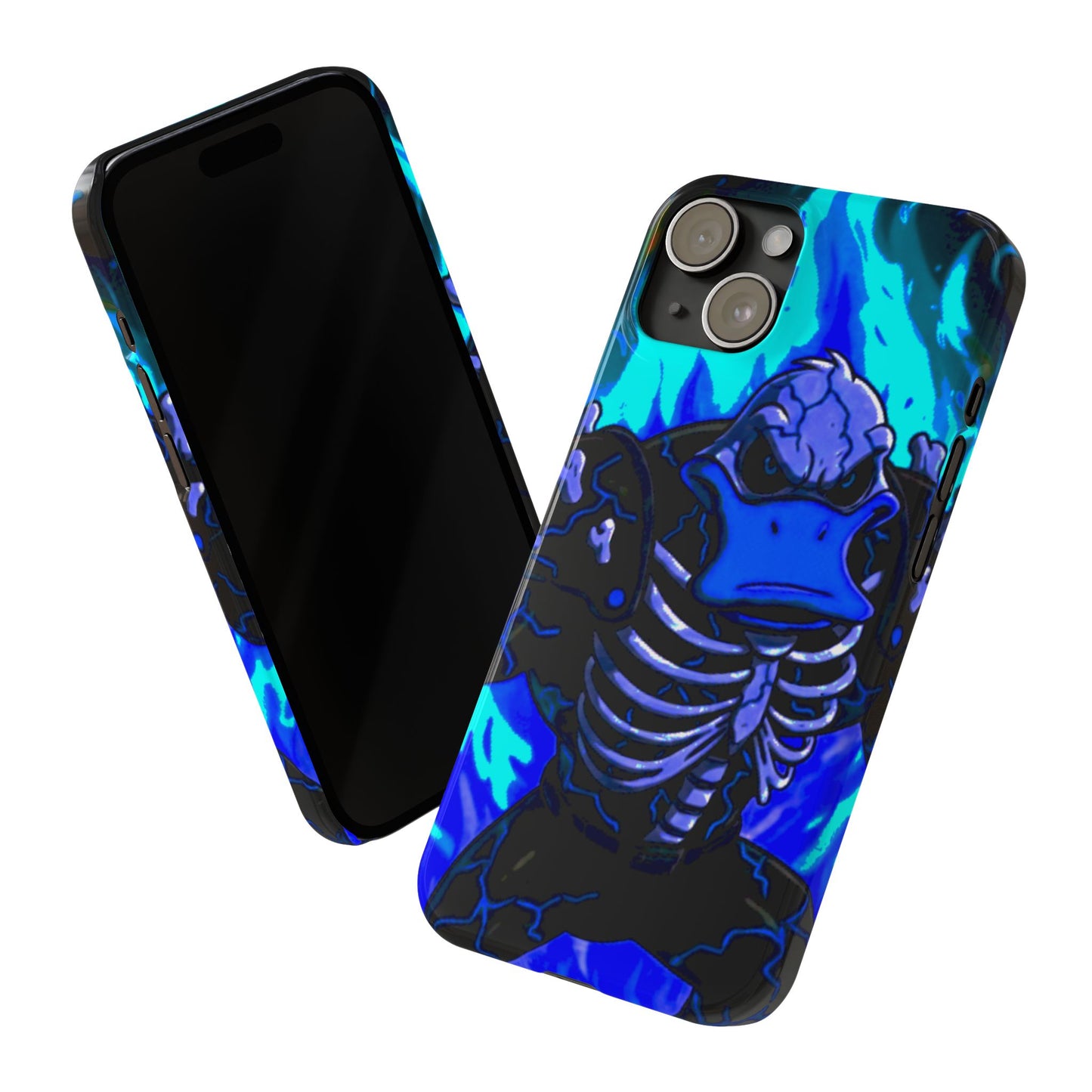 Halloween Agent Quacks Series Slim Phone Cases - Skeleton Quacks Design