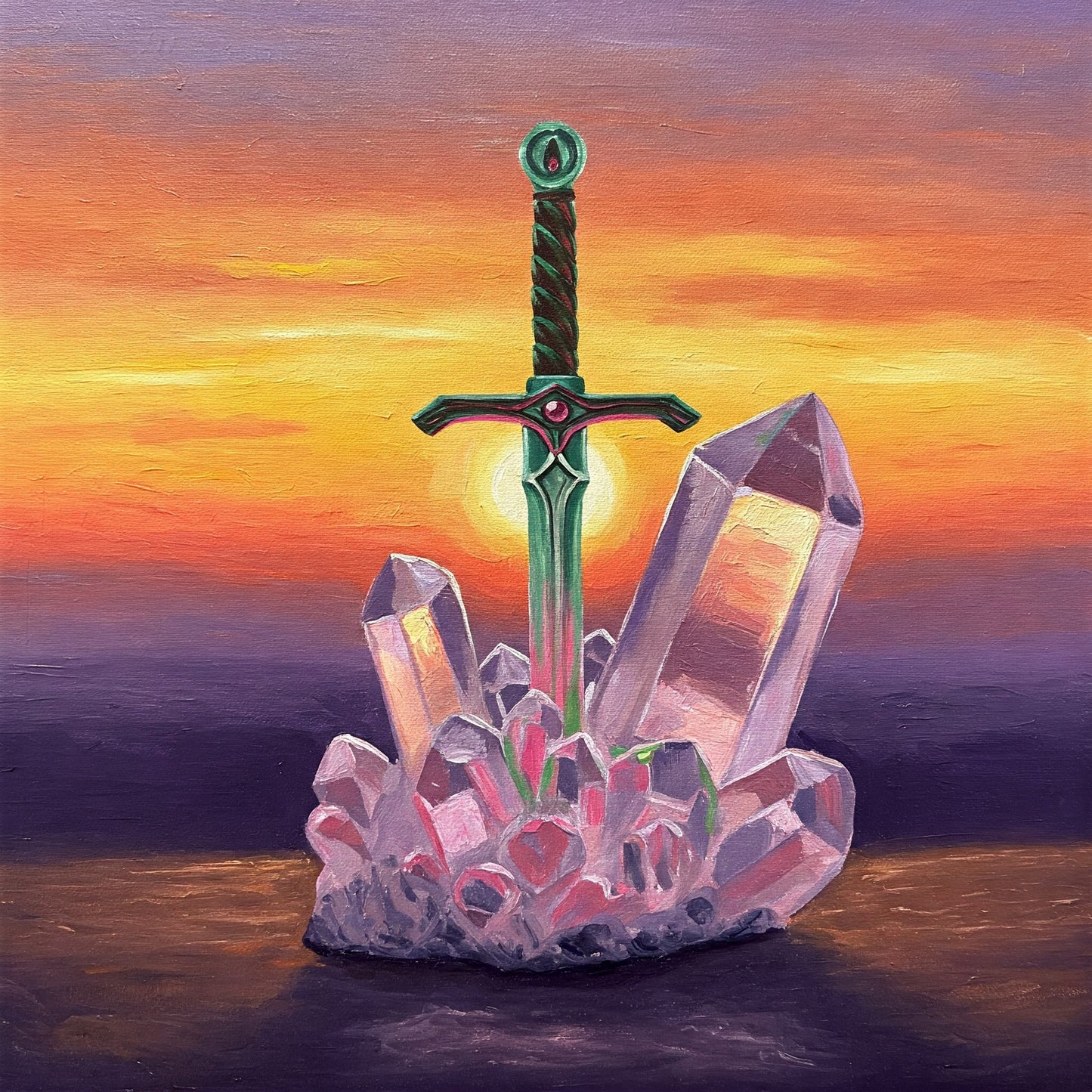 Crystal sword Collection of 100