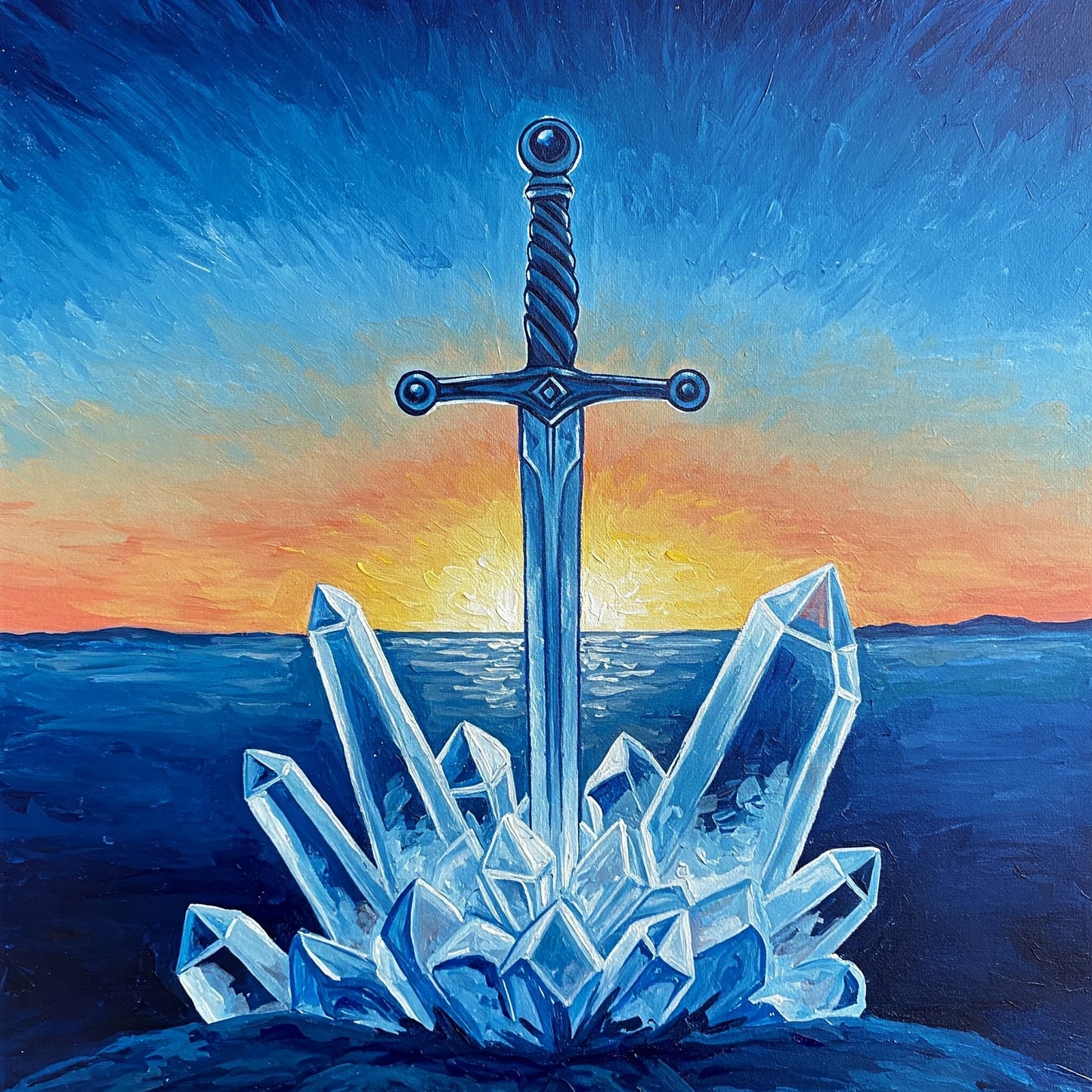 Crystal sword Collection of 100