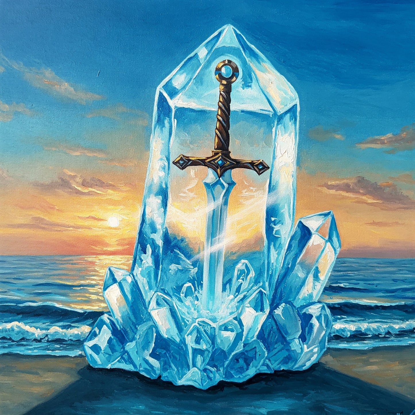 Crystal sword Collection of 100