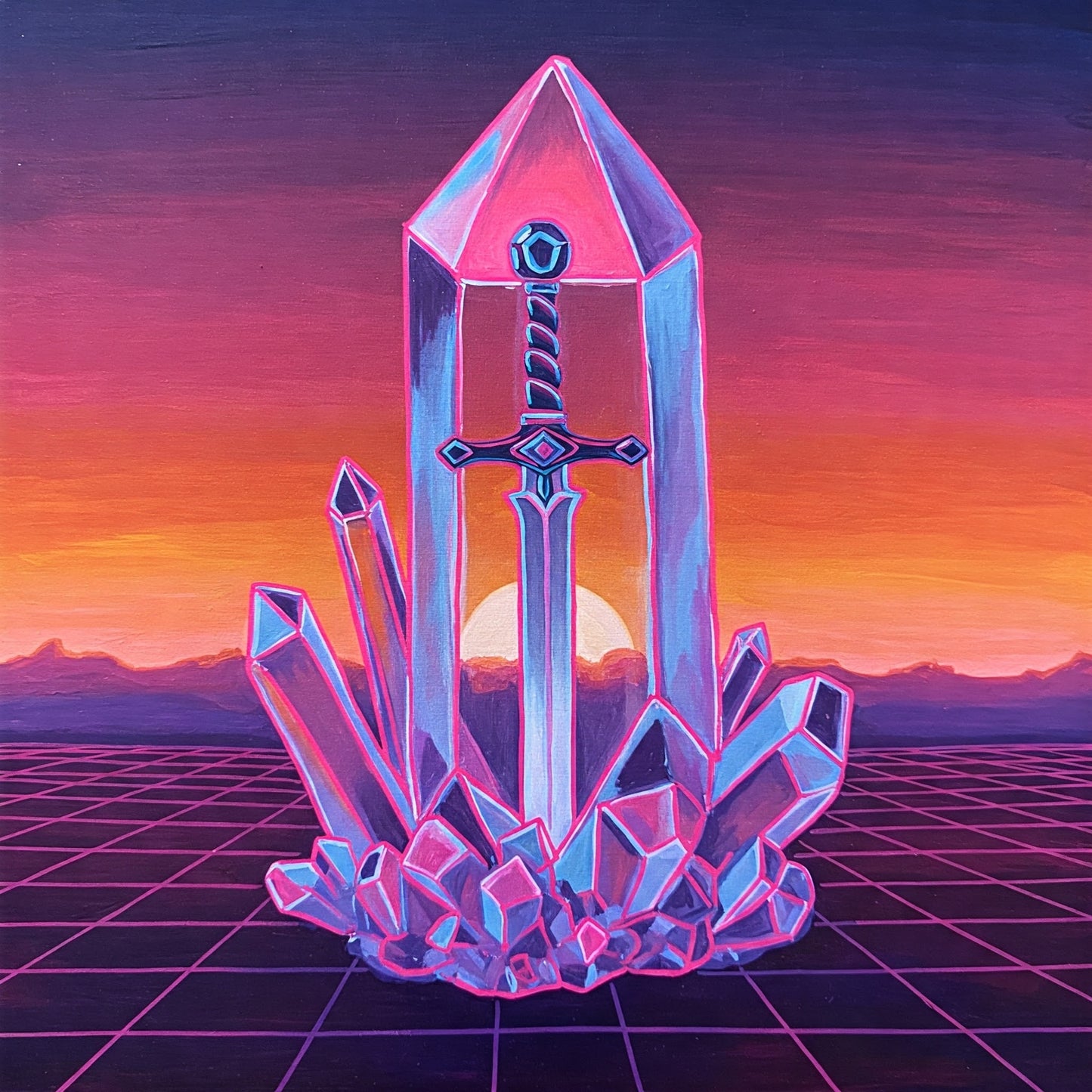 Crystal sword Collection of 100