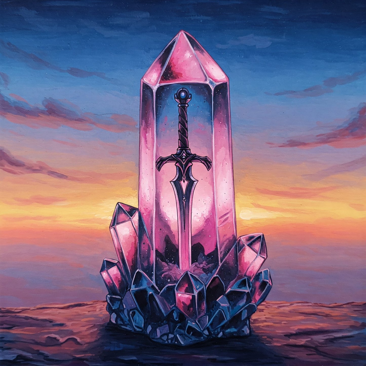 Crystal sword Collection of 100