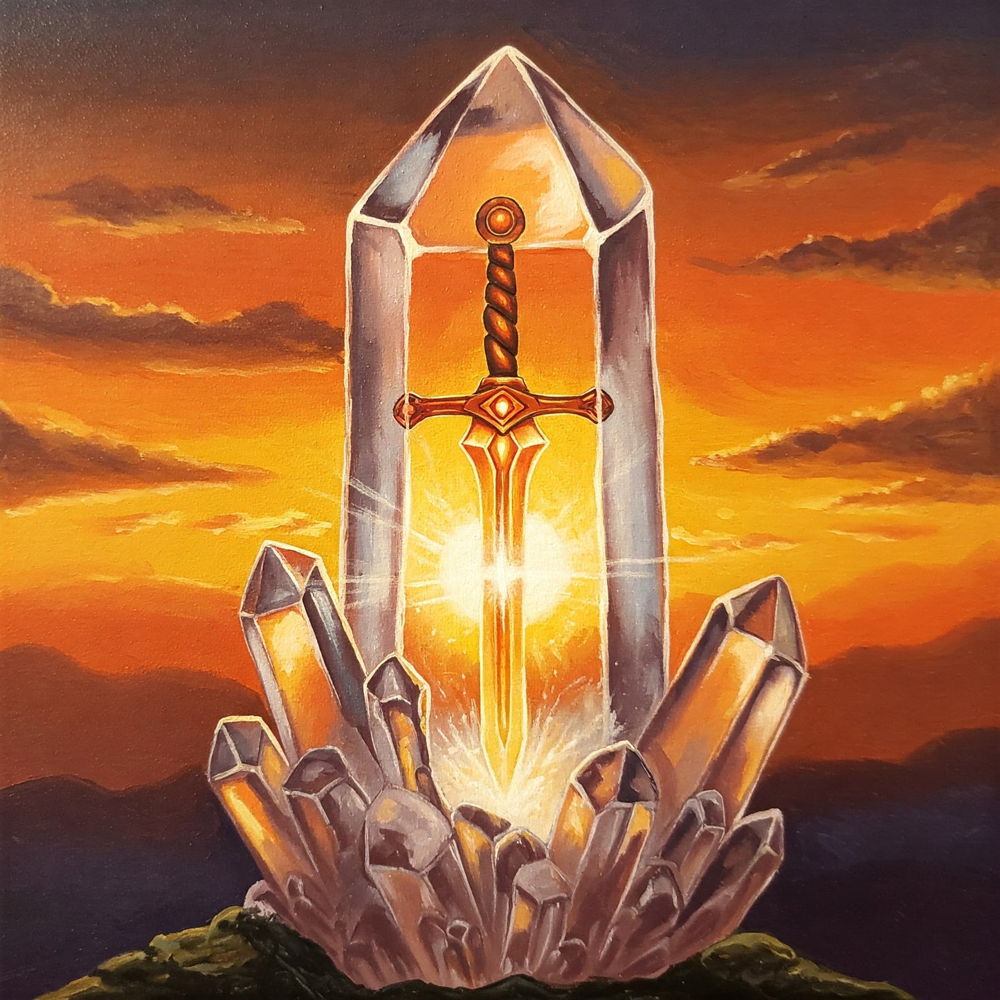 Crystal sword Collection of 100