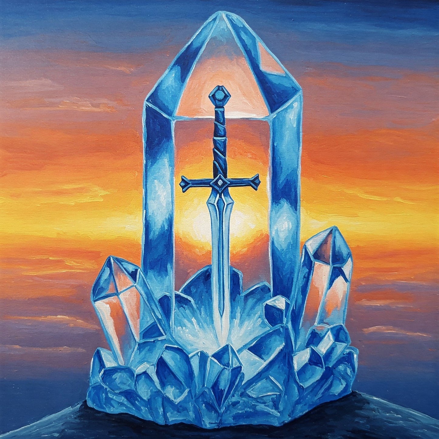 Crystal sword Collection of 100