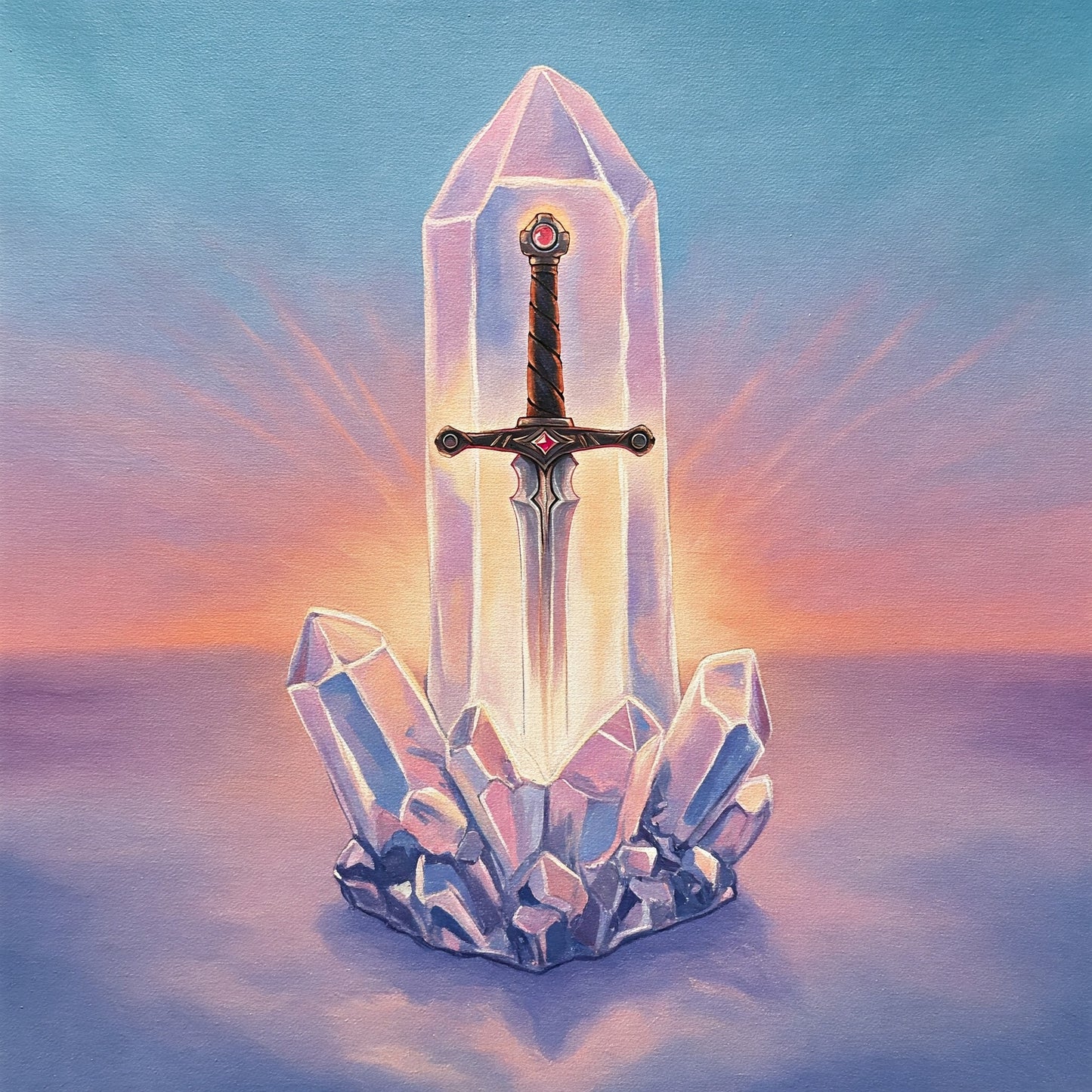 Crystal sword Collection of 100