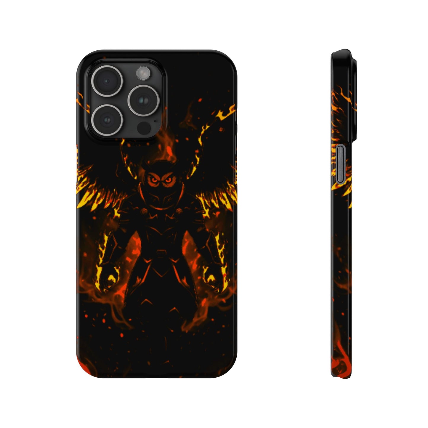 Halloween Agent Quacks Series Slim Phone Cases - Fiery General Onyx Design