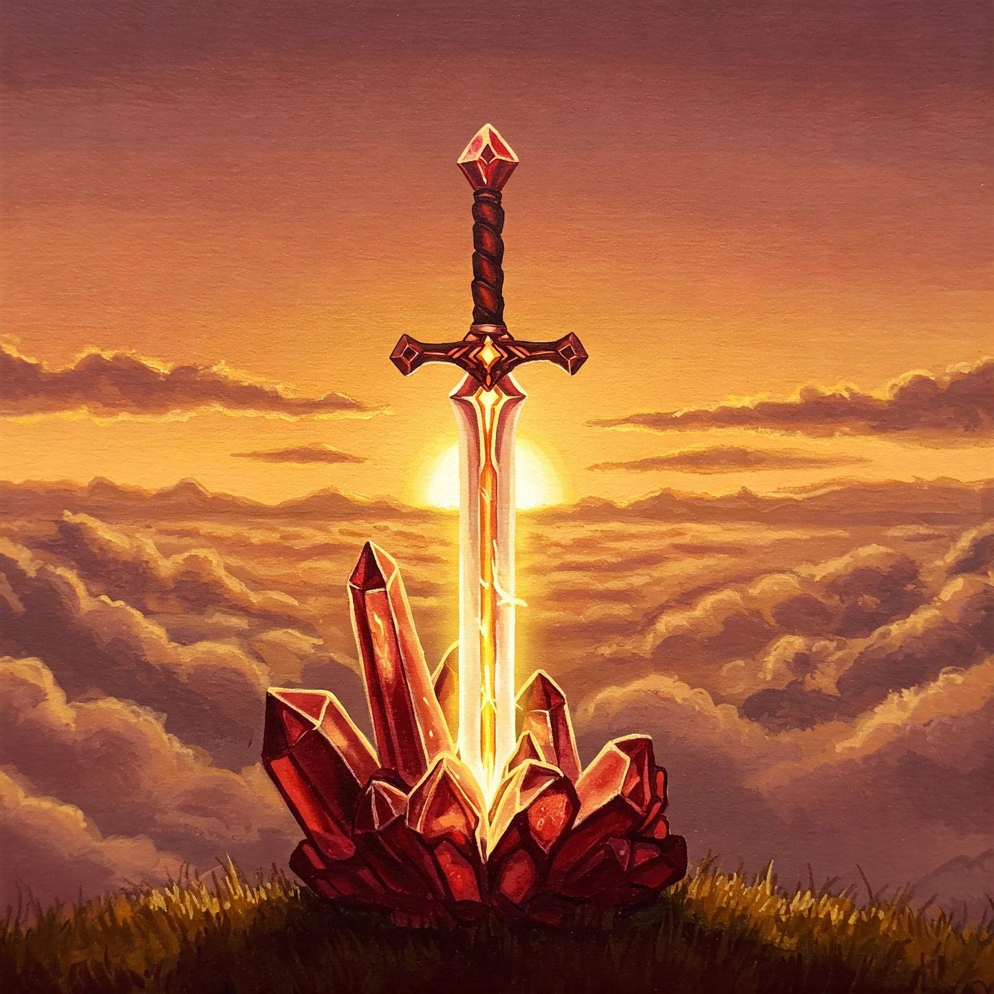 Crystal sword Collection of 100
