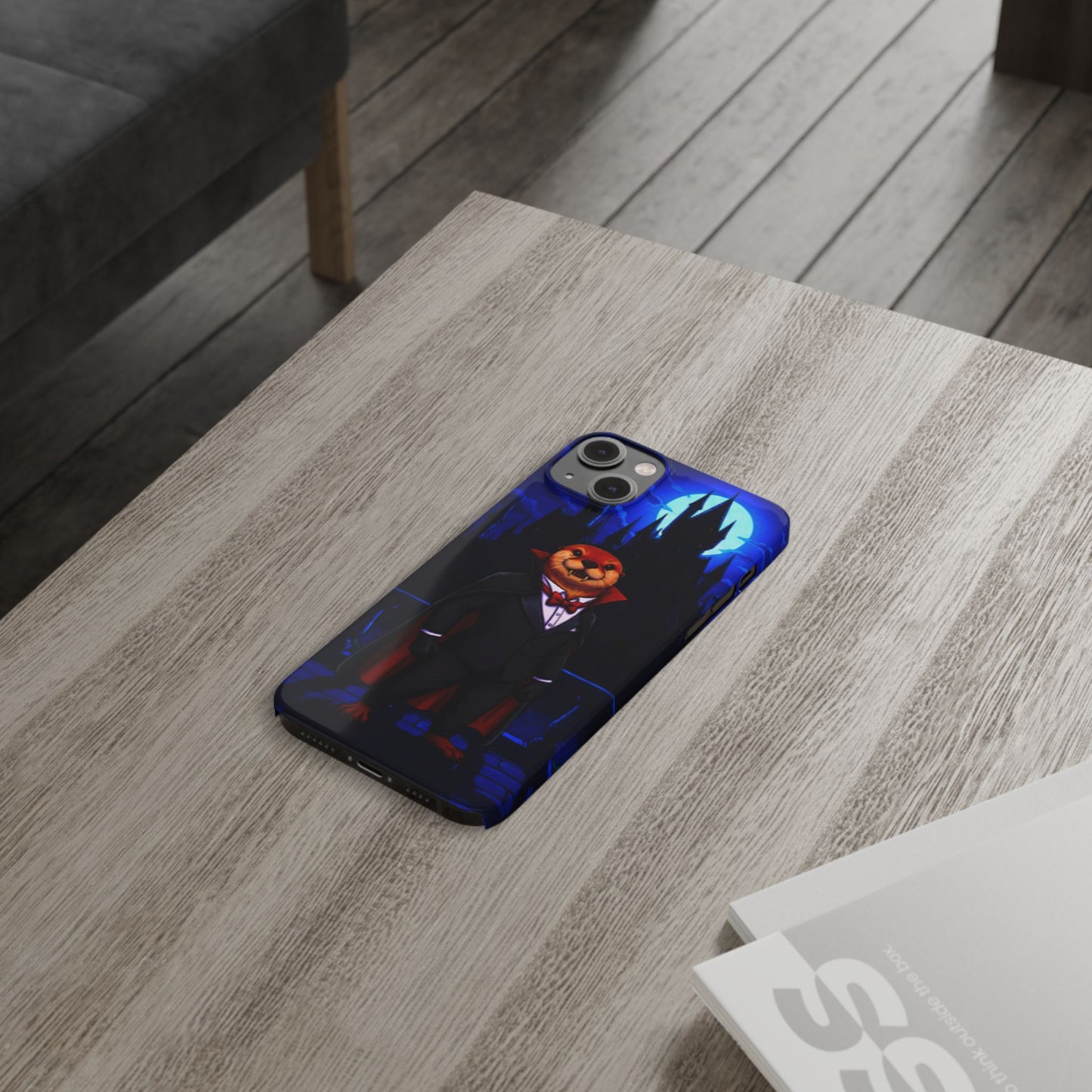 Halloween Agent Quacks Series Slim Phone Cases - Vampire Gearshift Design