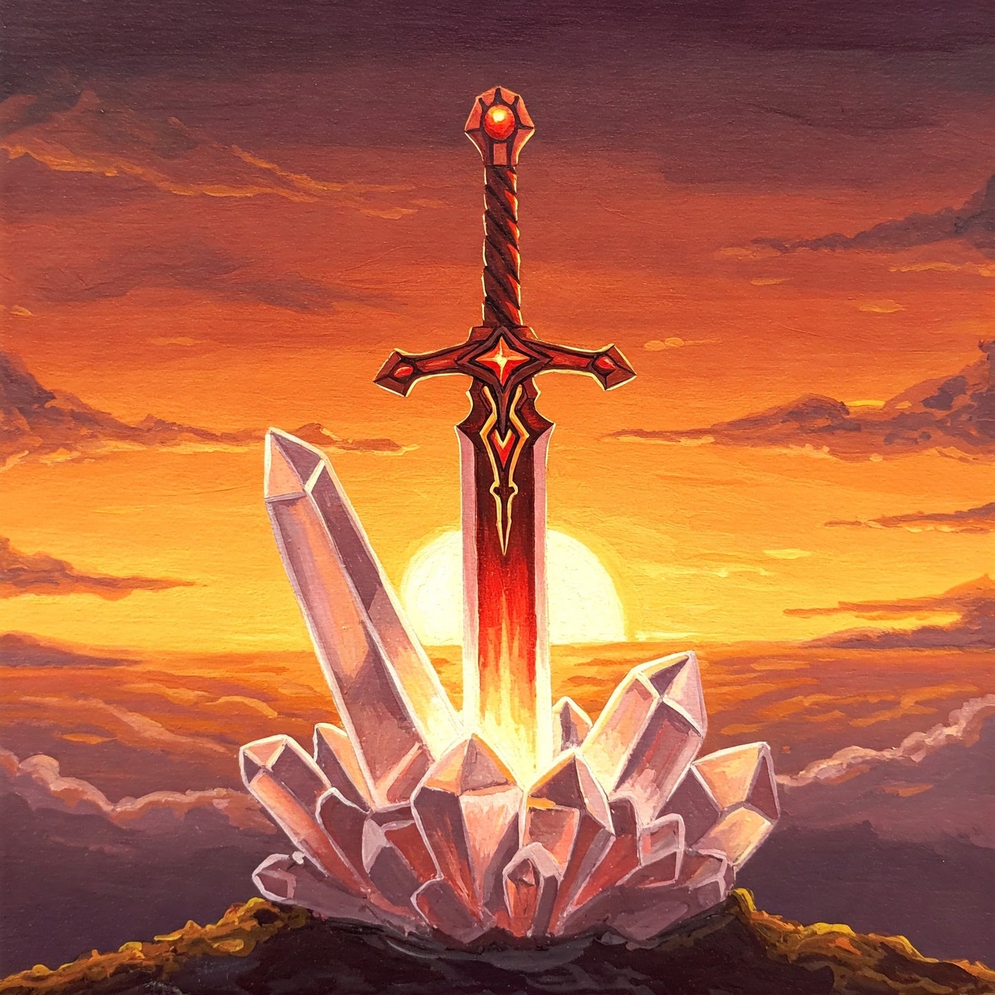Crystal sword Collection of 100