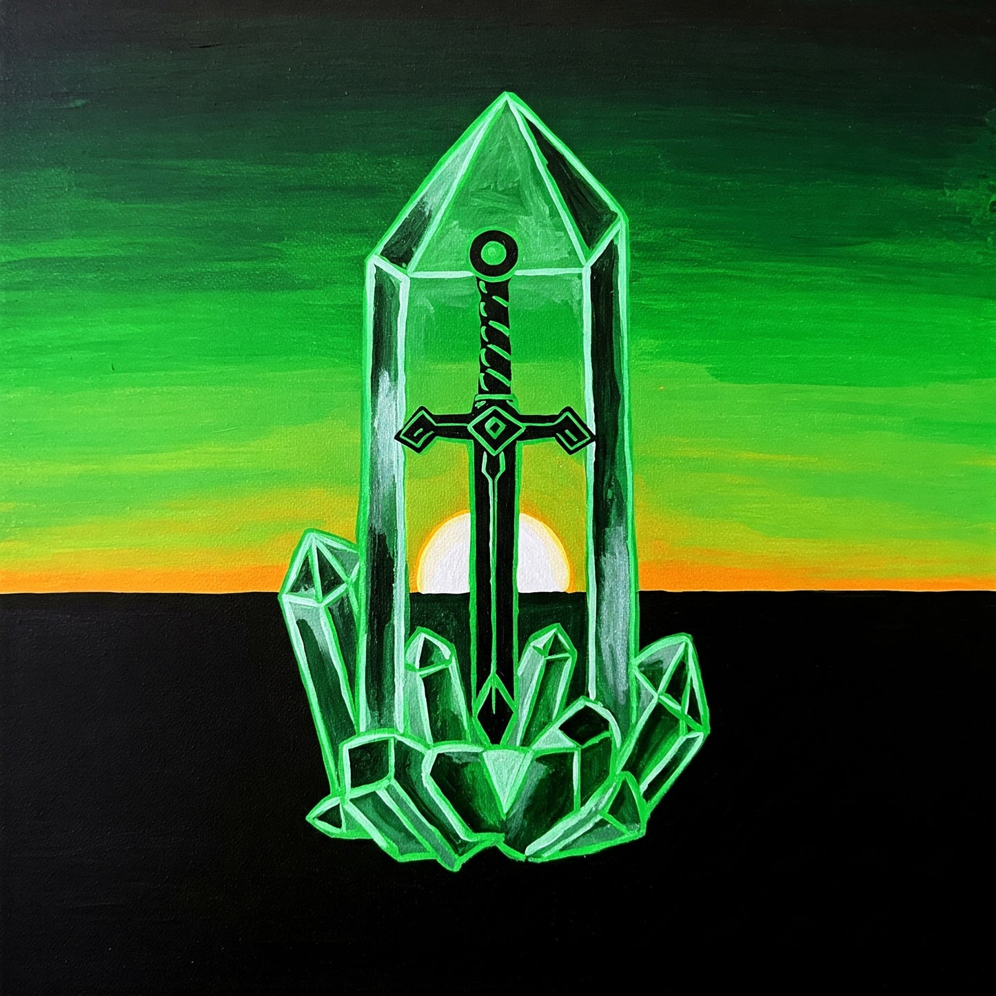 Crystal sword Collection of 100