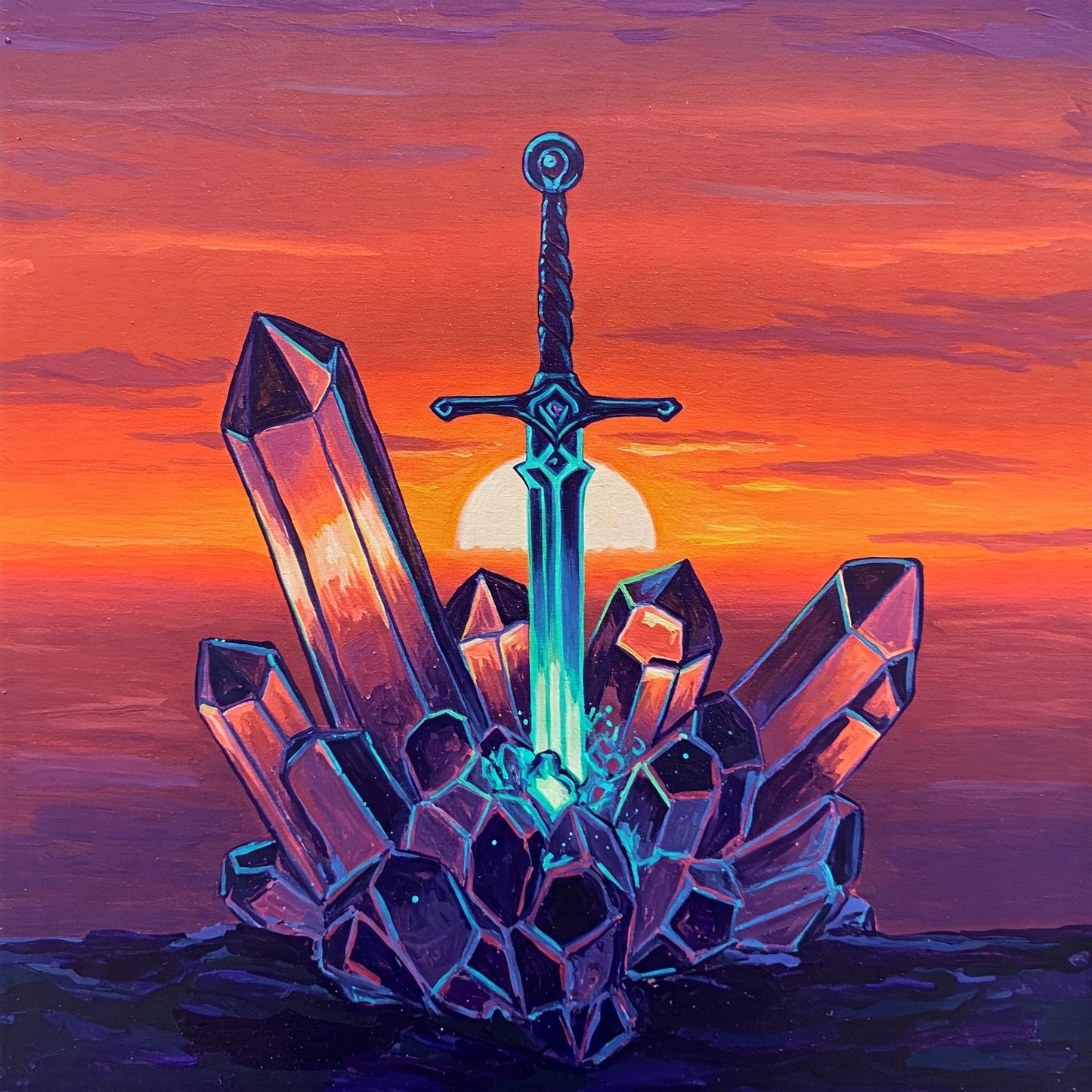 Crystal sword Collection of 100