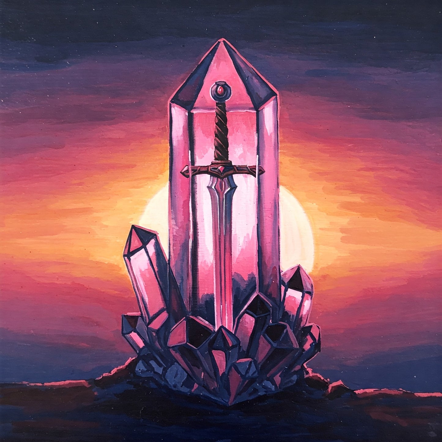 Crystal sword Collection of 100