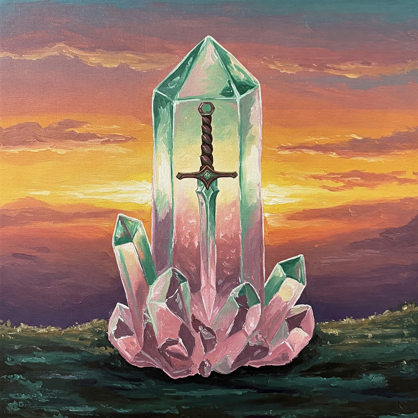 Crystal sword Collection of 100