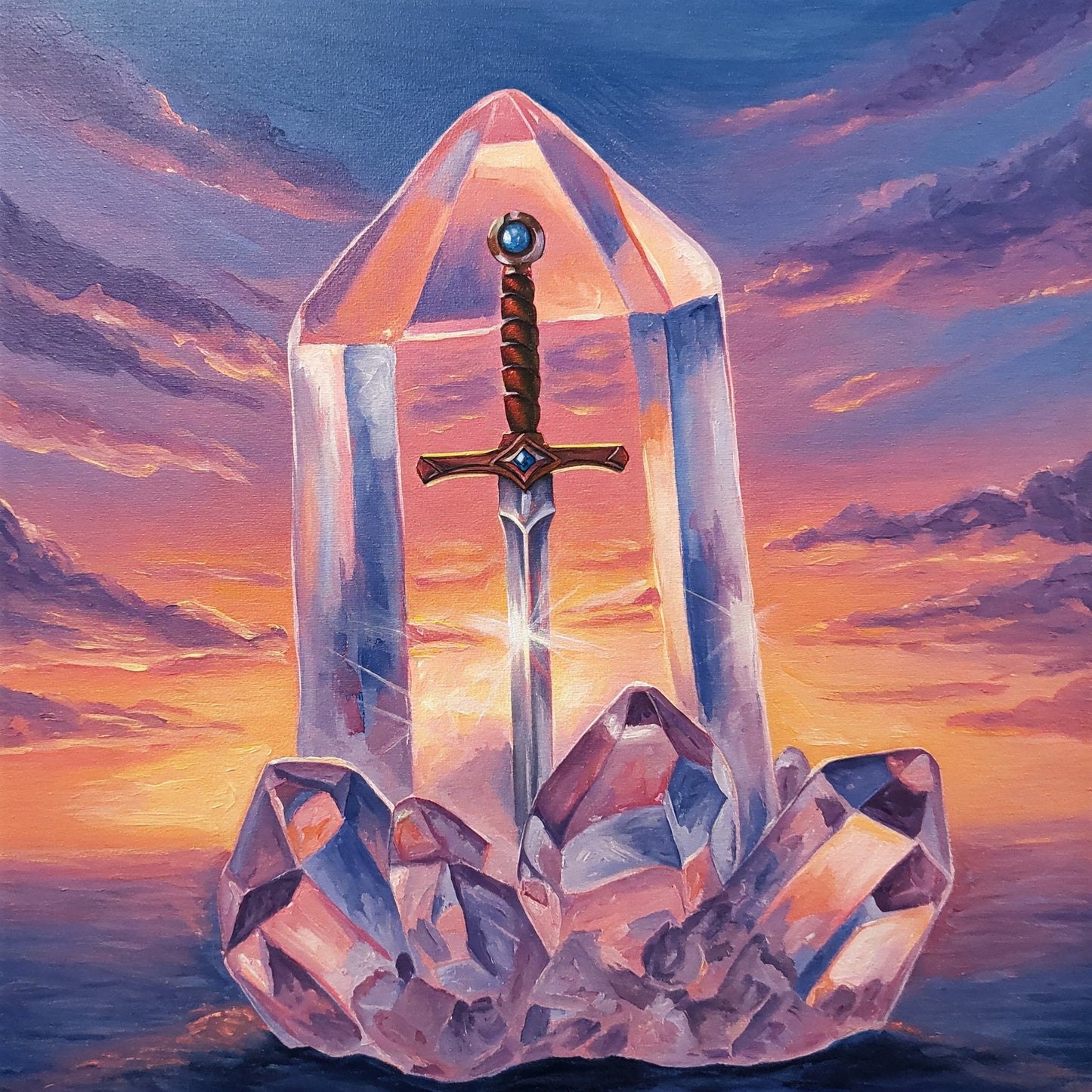 Crystal sword Collection of 100