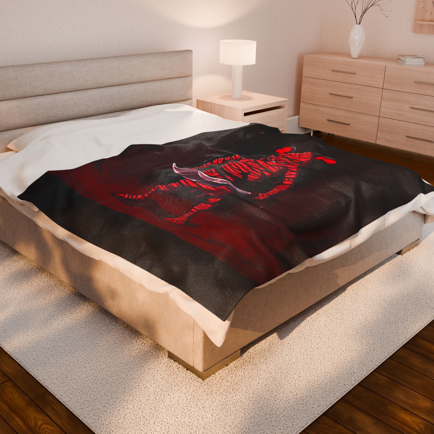 Halloween Agent Quacks Series Velveteen Plush Blanket - Mummy Dr Murn Design