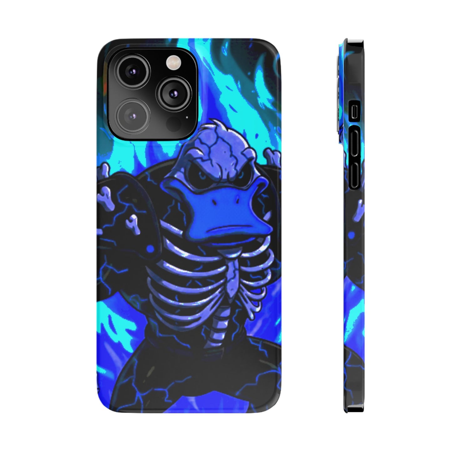 Halloween Agent Quacks Series Slim Phone Cases - Skeleton Quacks Design