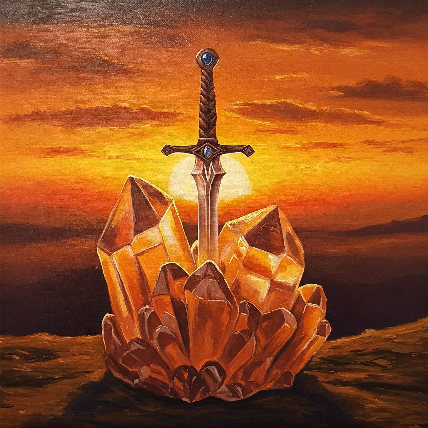 Crystal sword Collection of 100