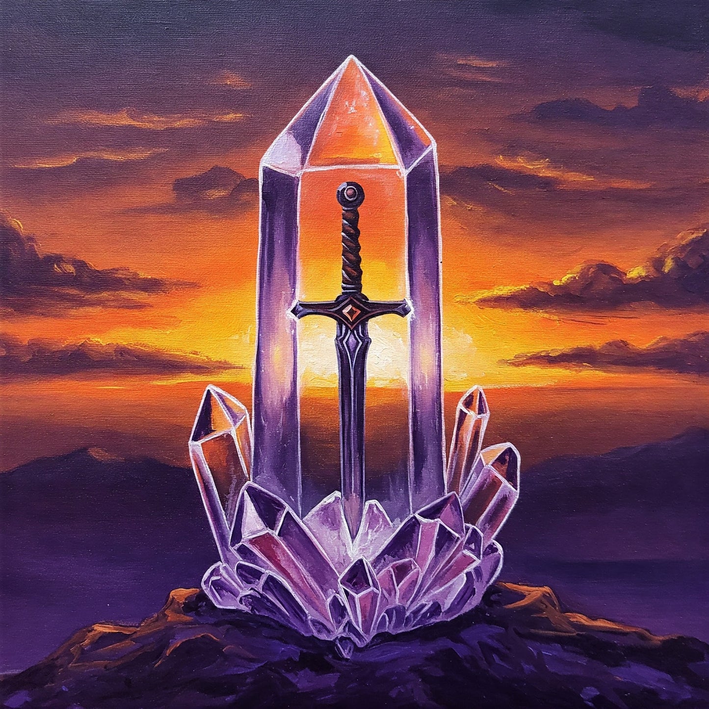 Crystal sword Collection of 100