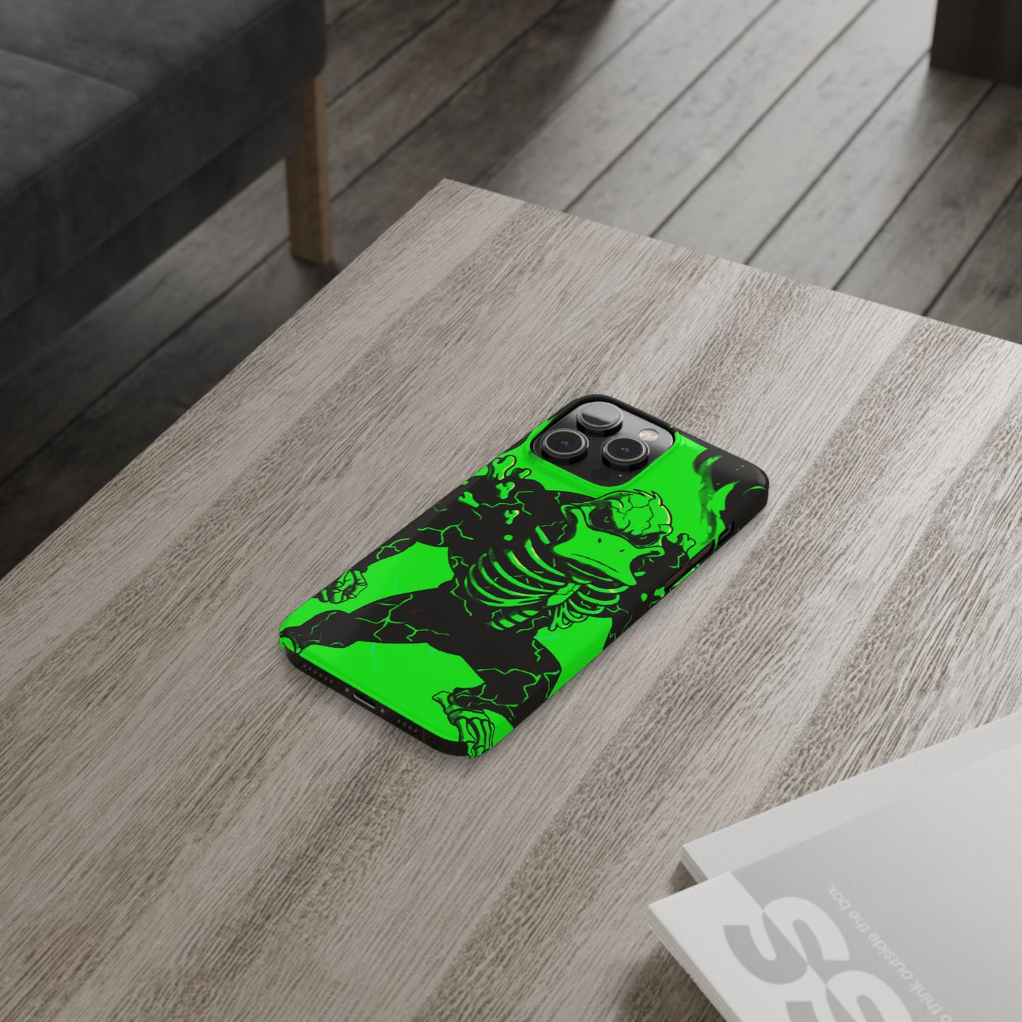 Halloween Agent Quacks Series Slim Phone Cases - Skeleton Quacks Design