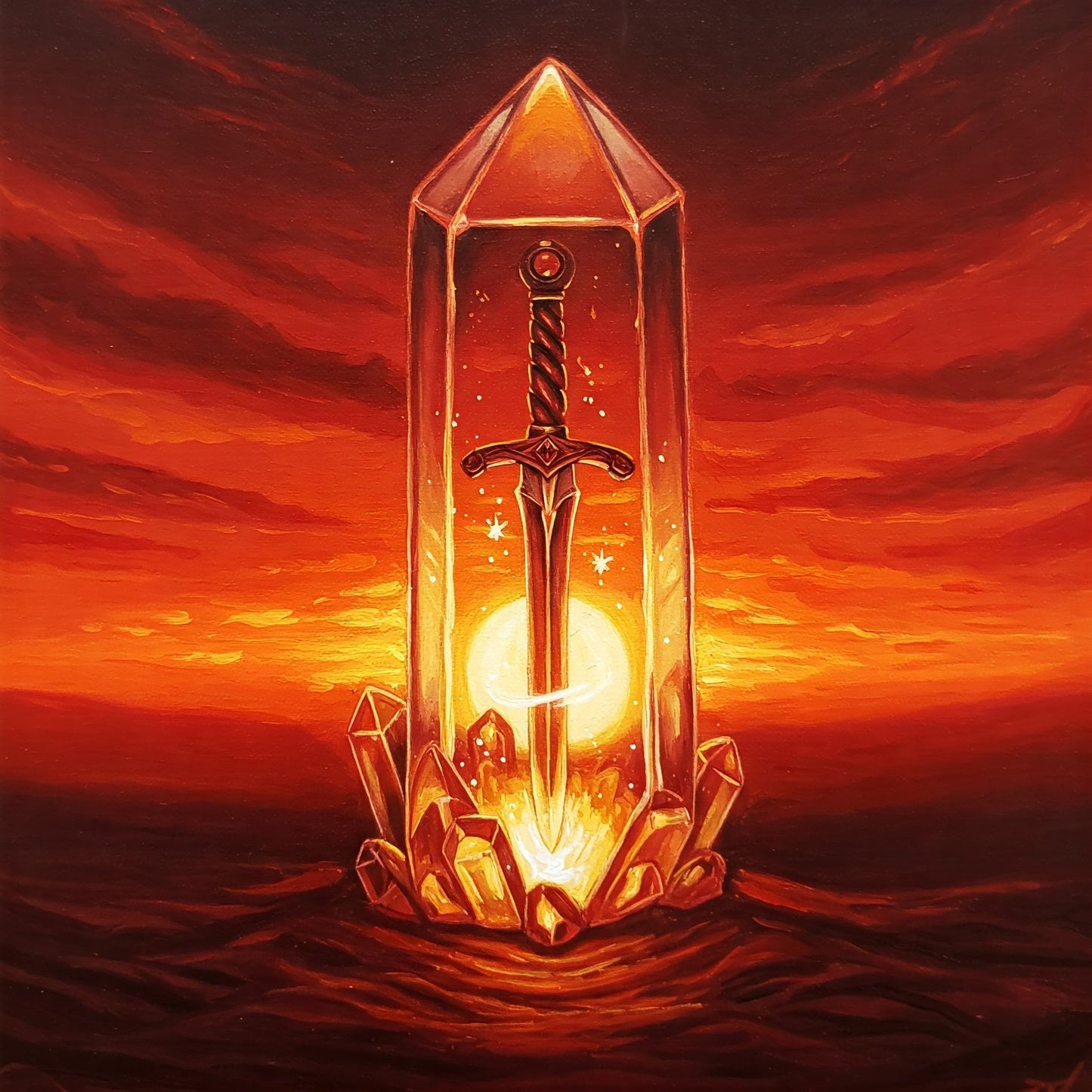 Crystal sword Collection of 100