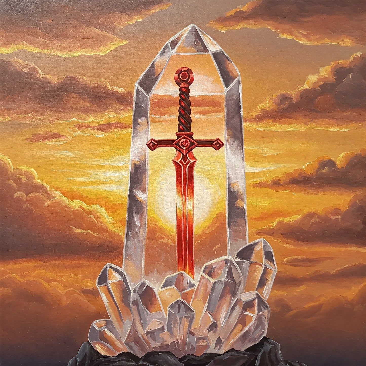 Crystal sword Collection of 100