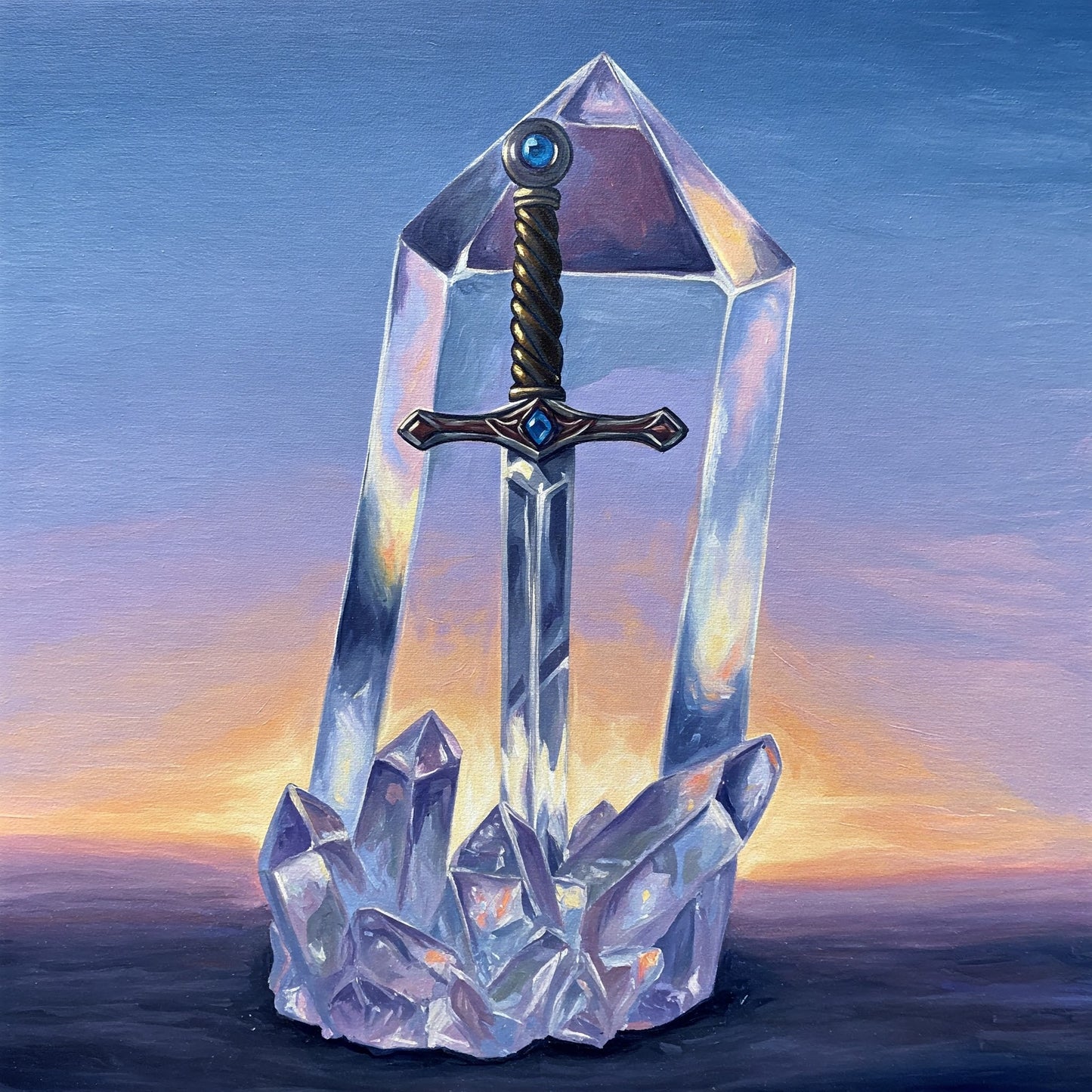 Crystal sword Collection of 100