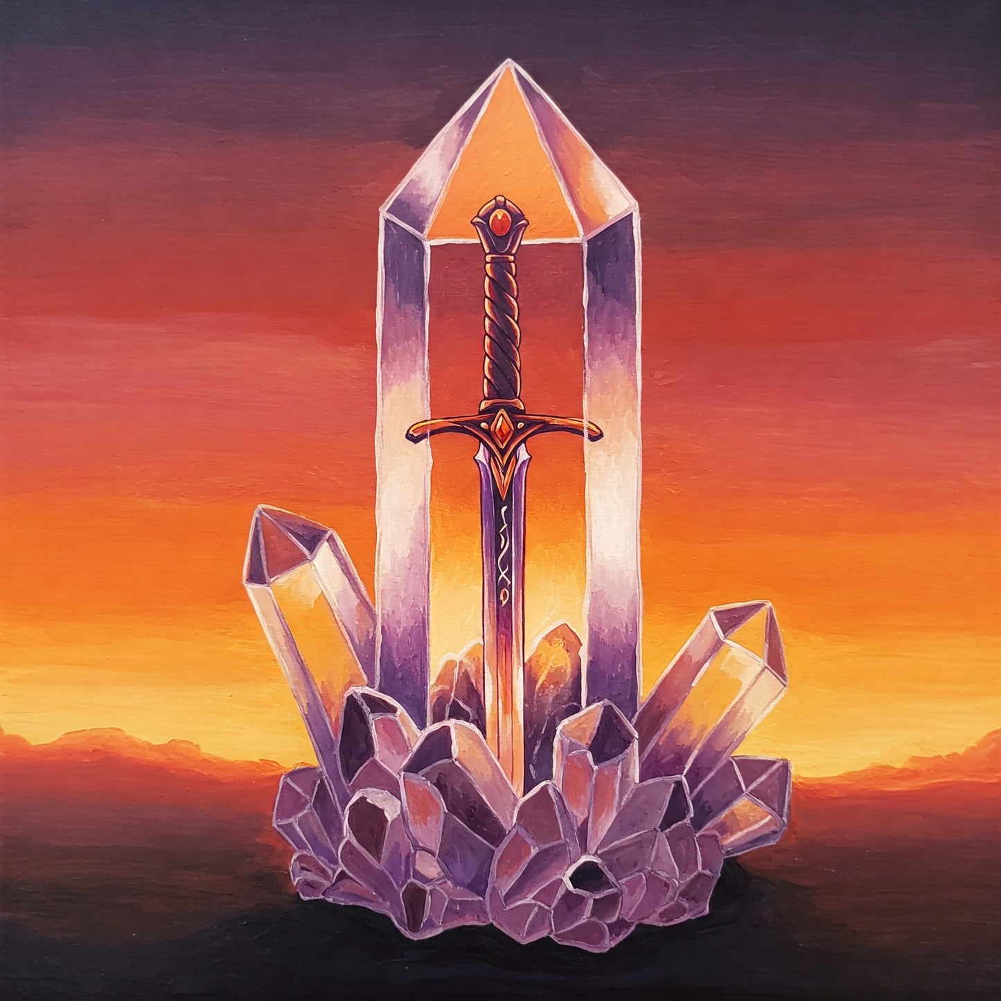 Crystal sword Collection of 100