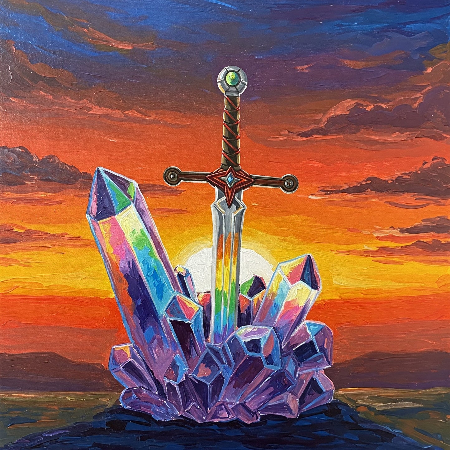 Crystal sword Collection of 100
