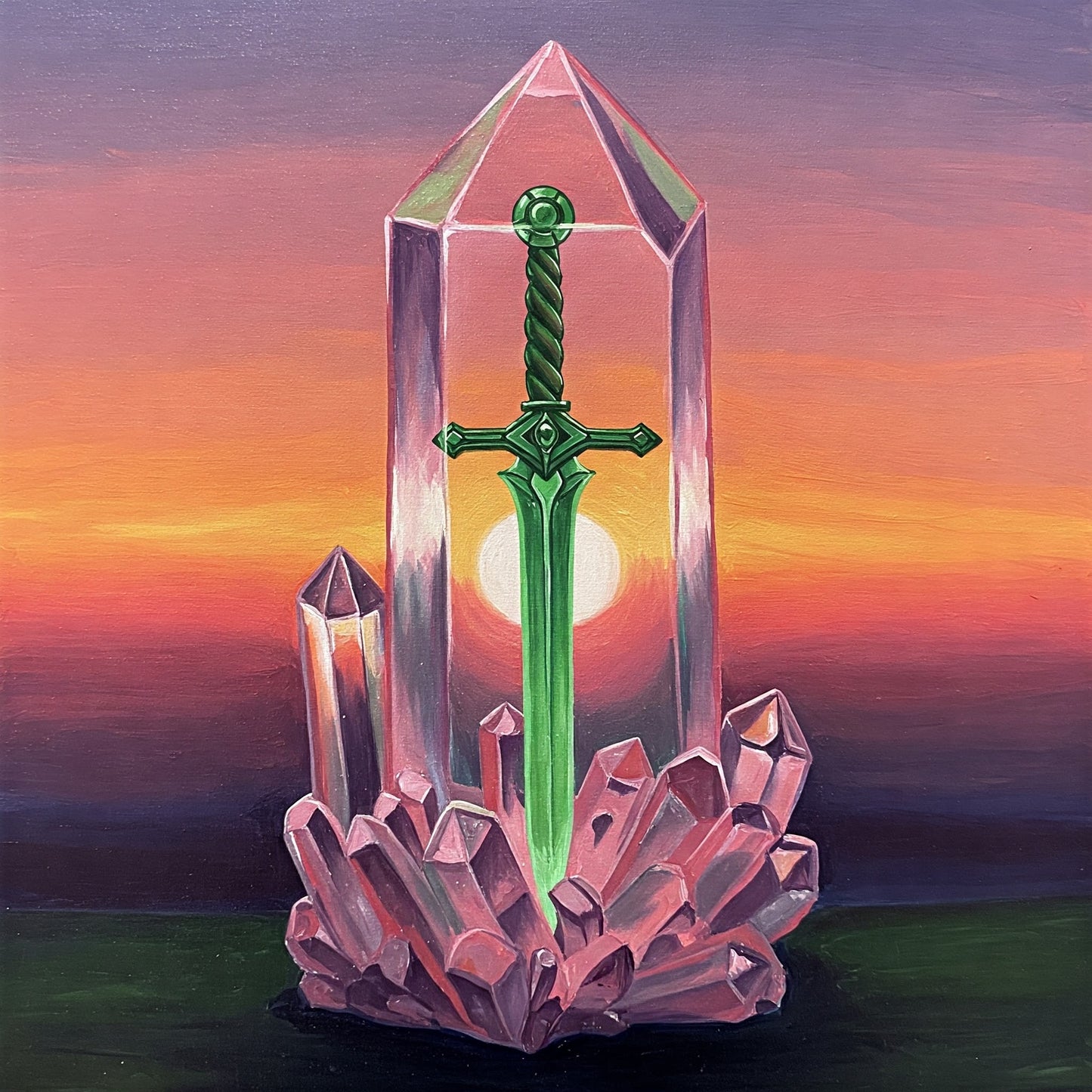 Crystal sword Collection of 100