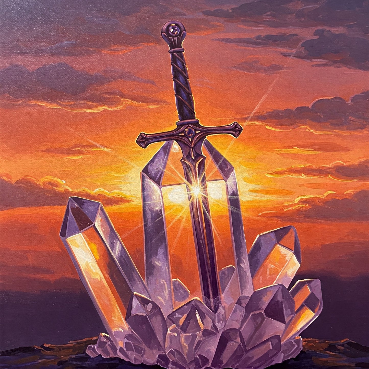 Crystal sword Collection of 100