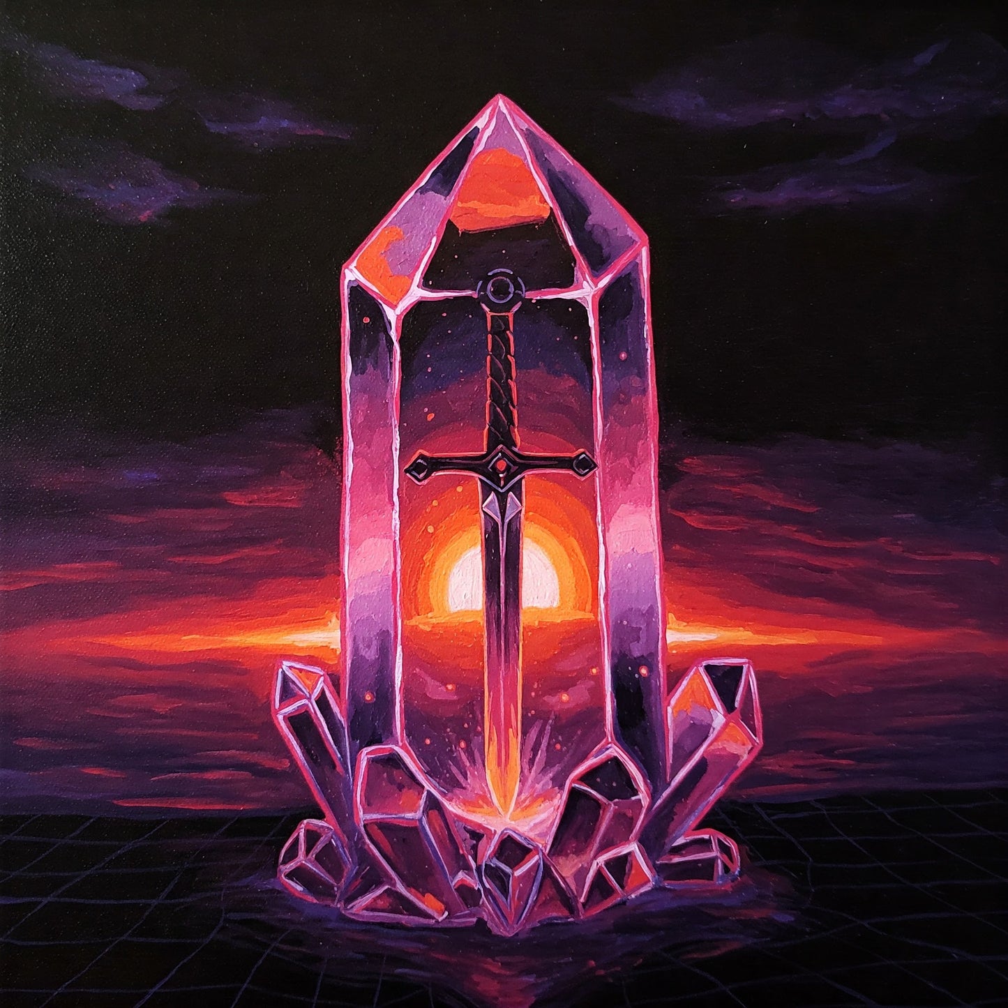 Crystal sword Collection of 100
