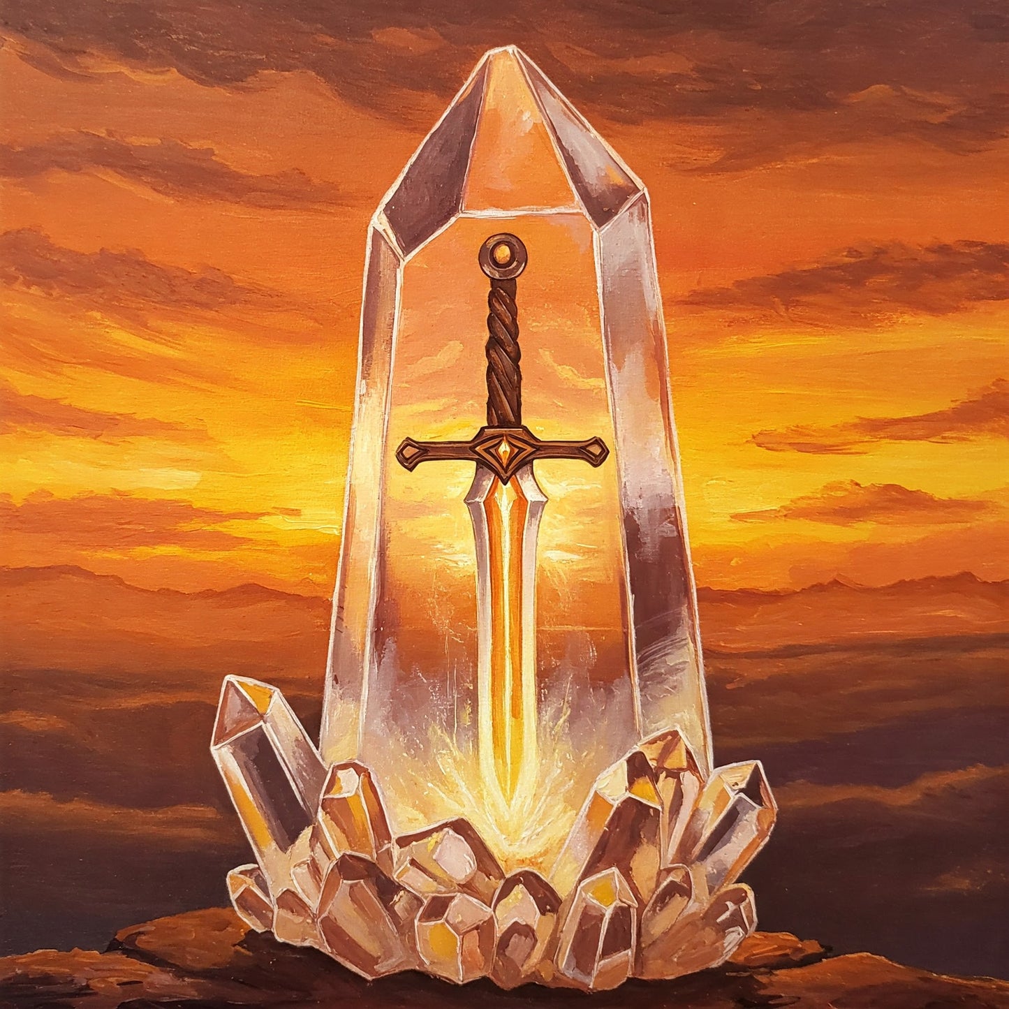 Crystal sword Collection of 100