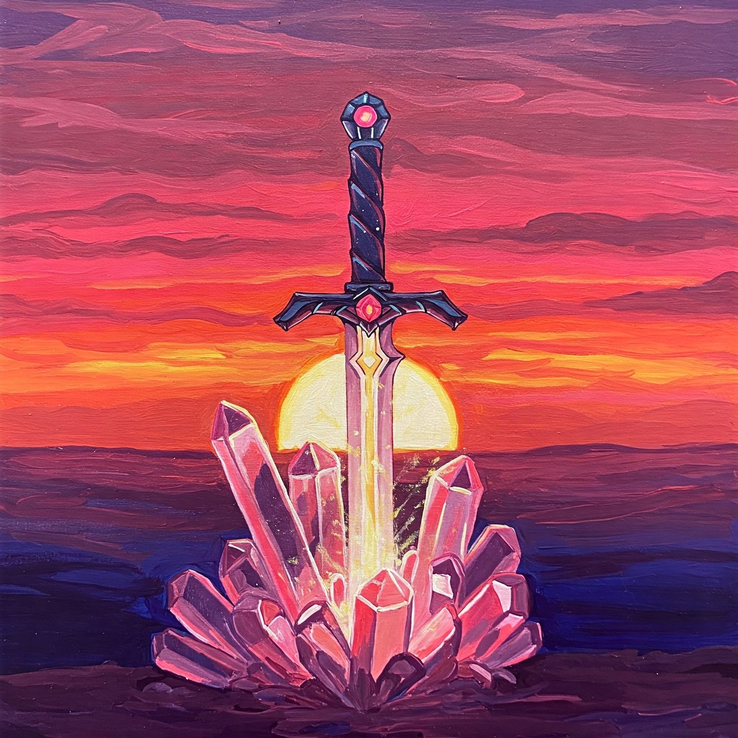 Crystal sword Collection of 100