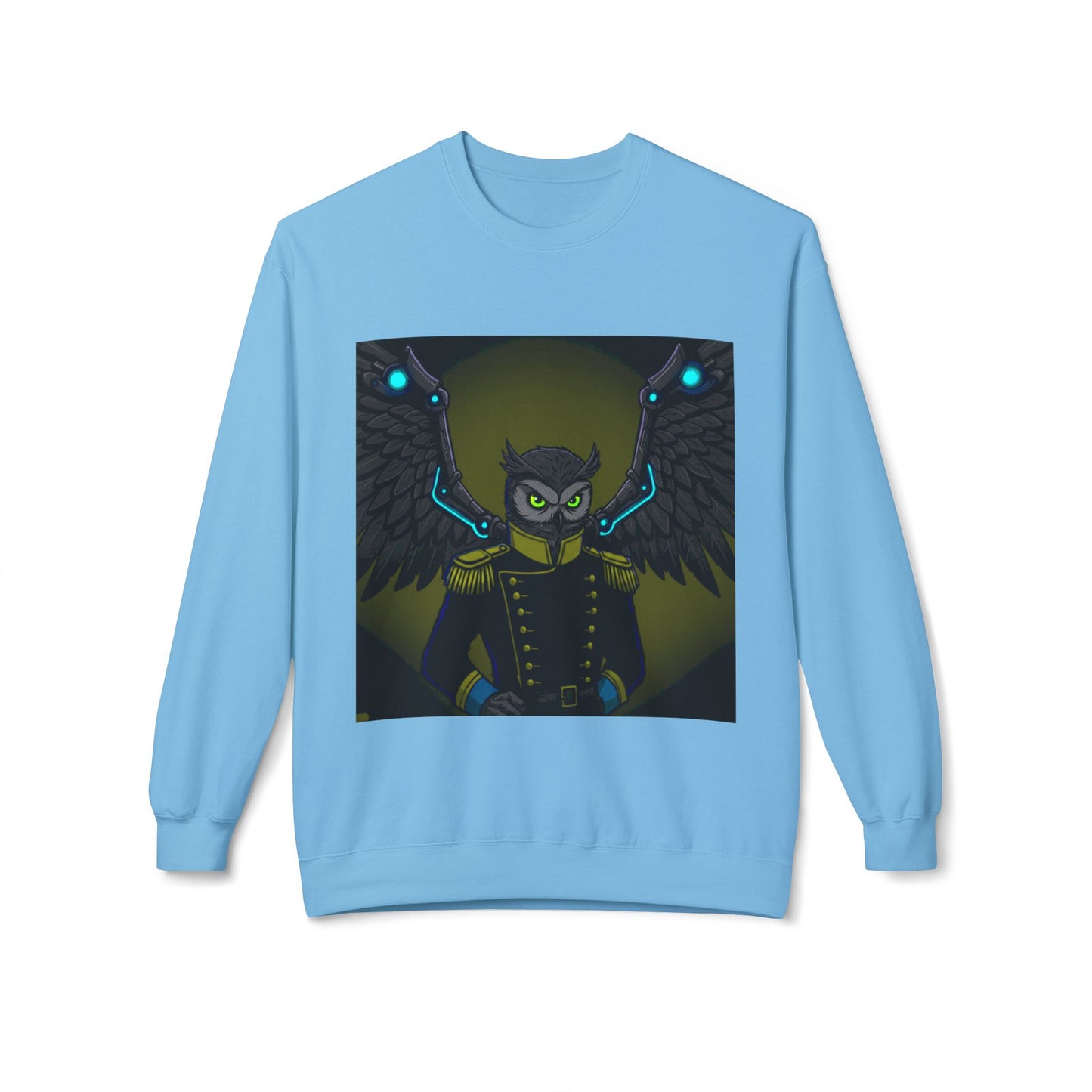 Agent Quacks Series Unisex Midweight Softstyle Fleece Crewneck Sweatshirt - General Onyx Design