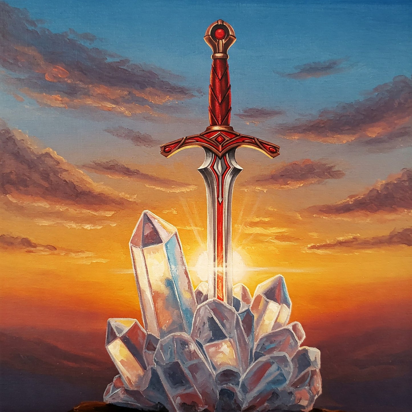 Crystal sword Collection of 100