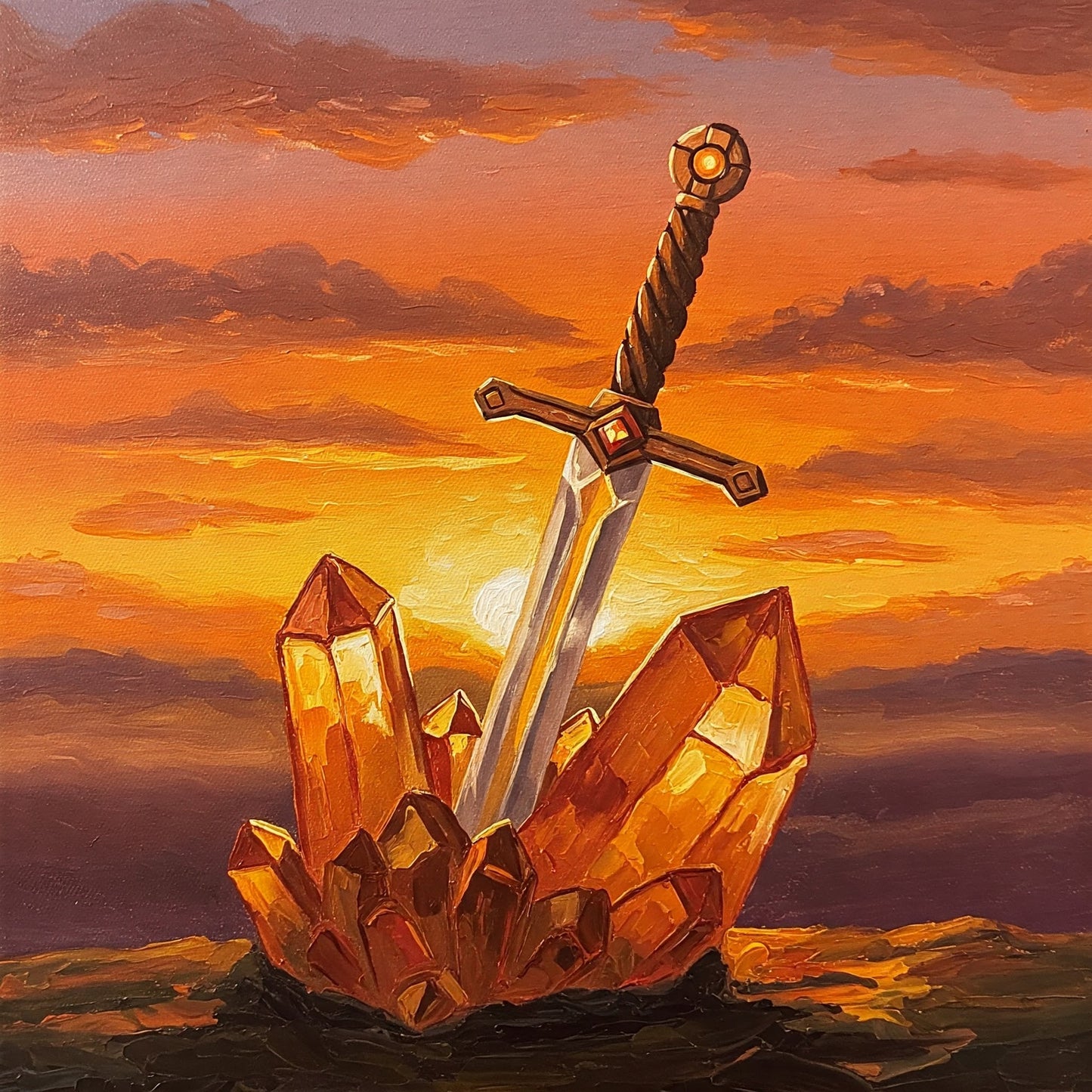 Crystal sword Collection of 100