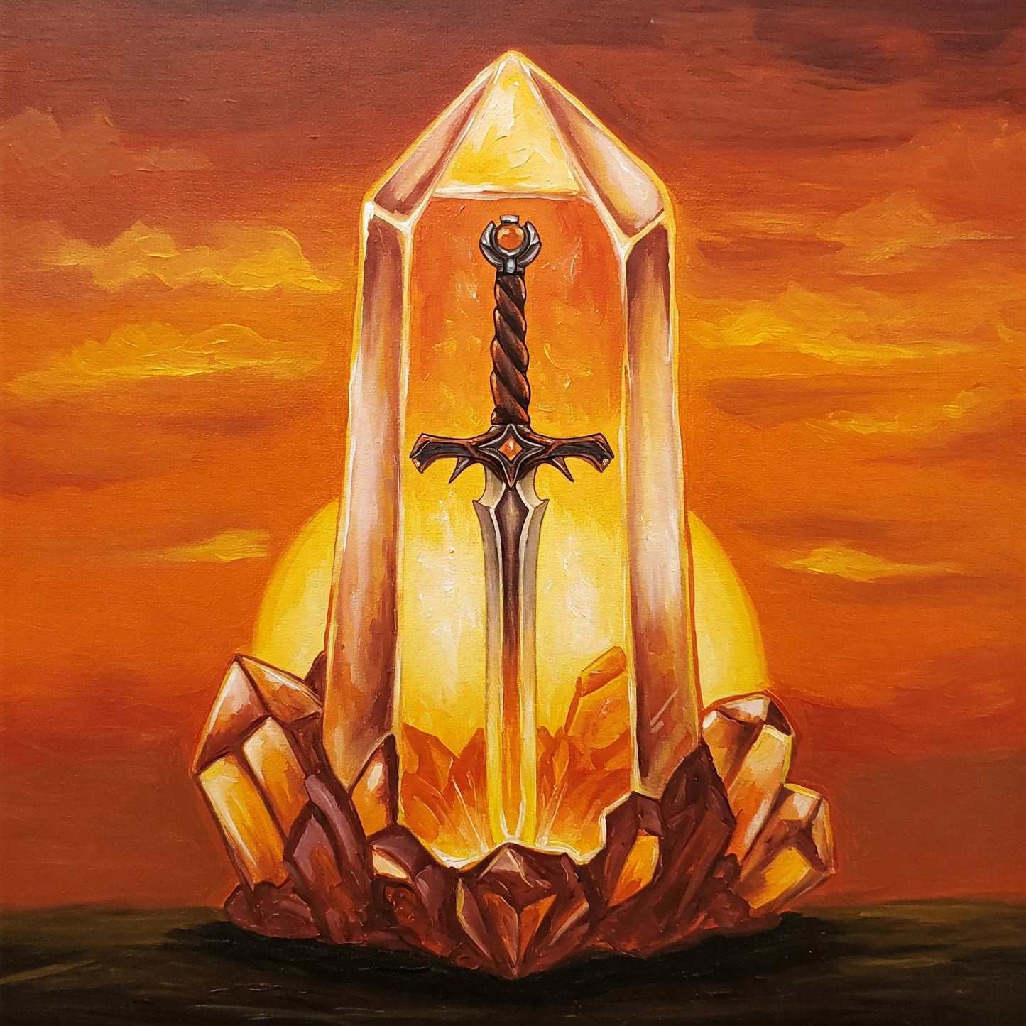 Crystal sword Collection of 100
