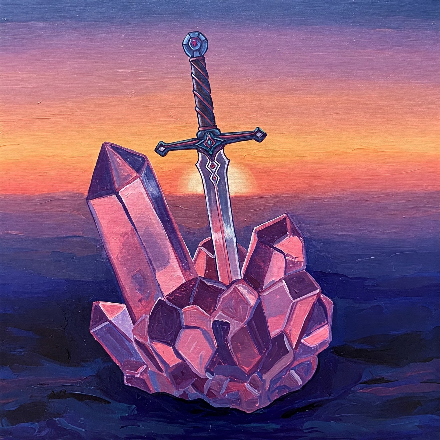 Crystal sword Collection of 100