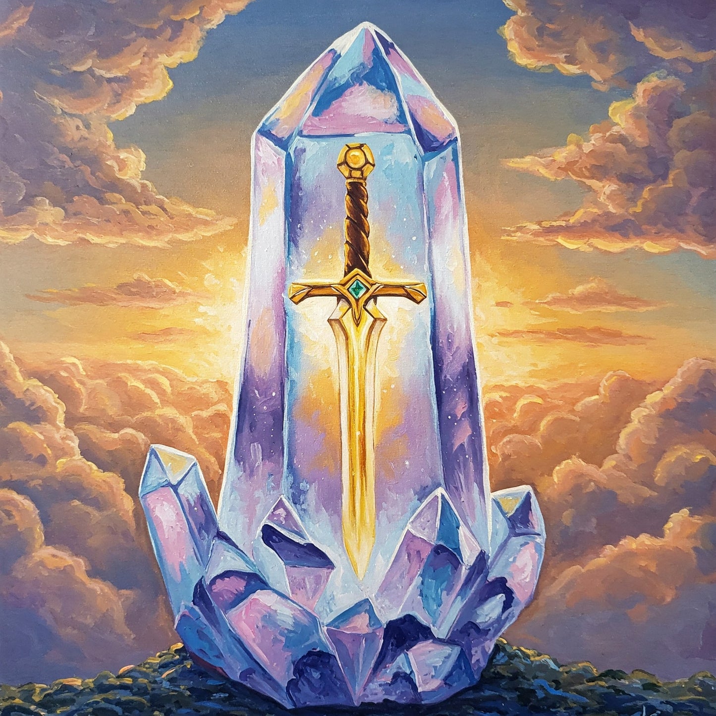 Crystal sword Collection of 100