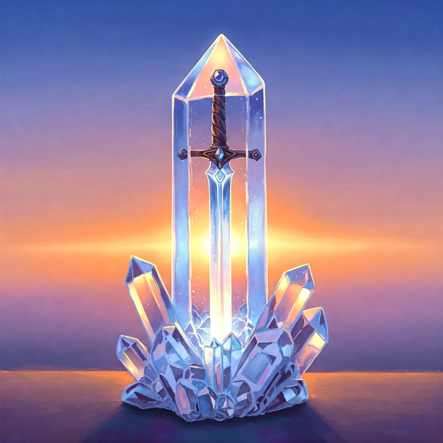 Crystal sword Collection of 100
