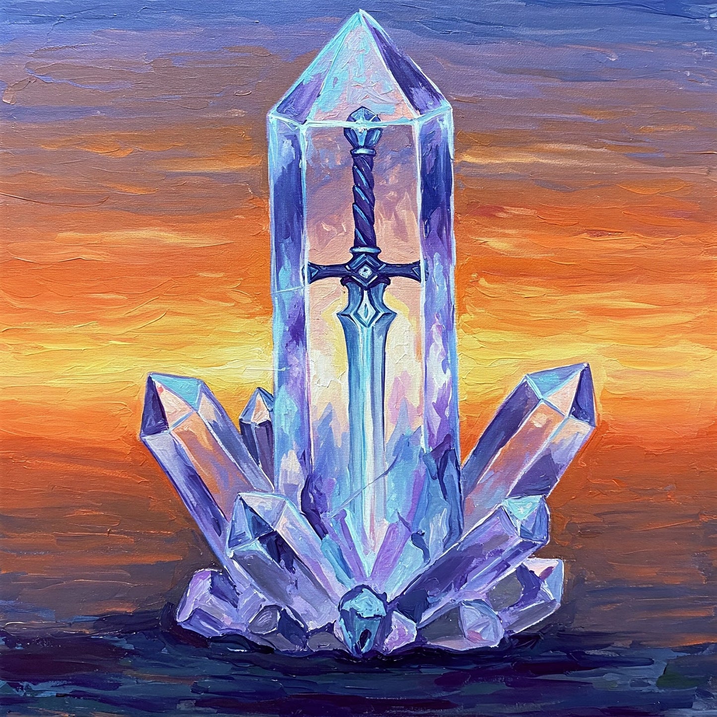 Crystal sword Collection of 100