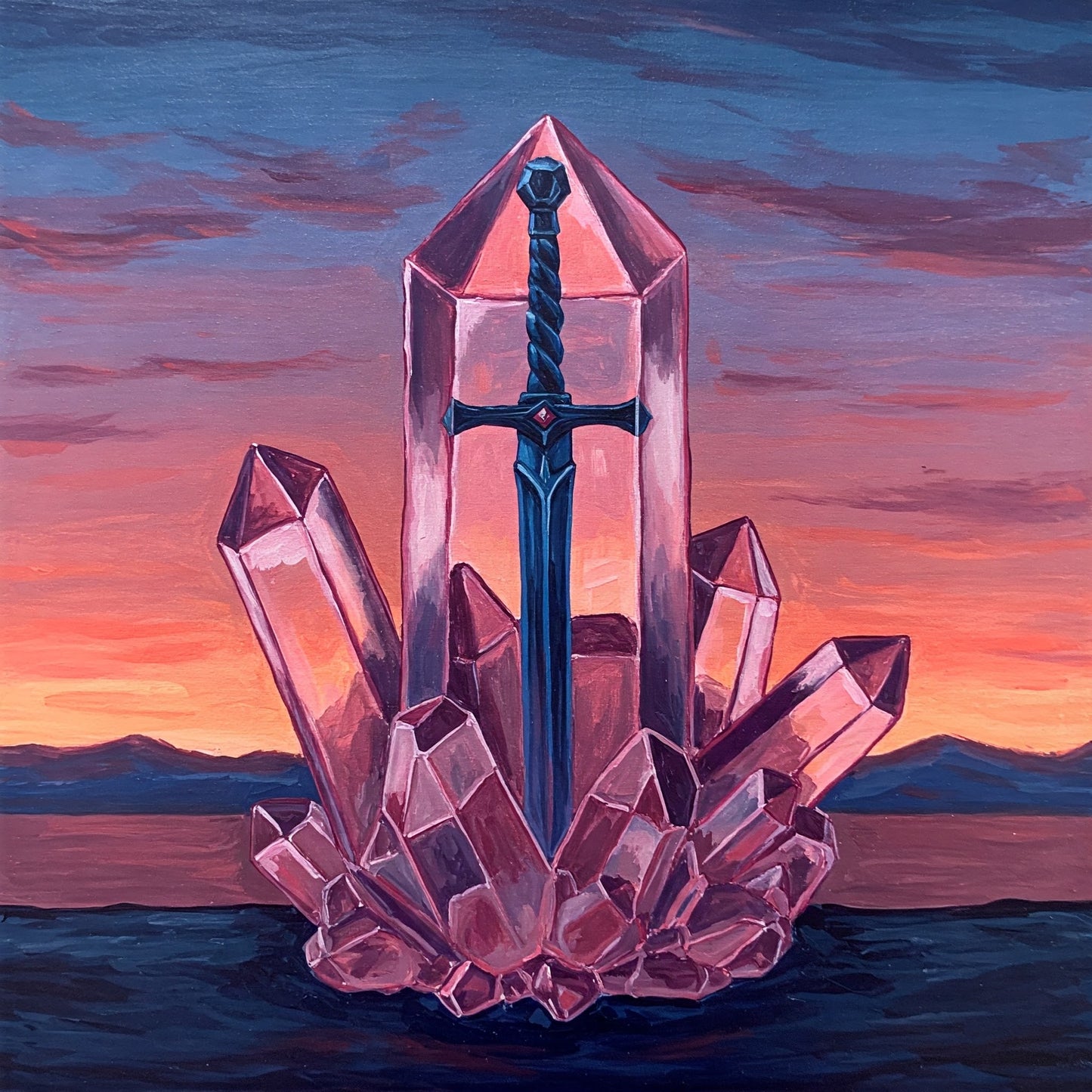 Crystal sword Collection of 100