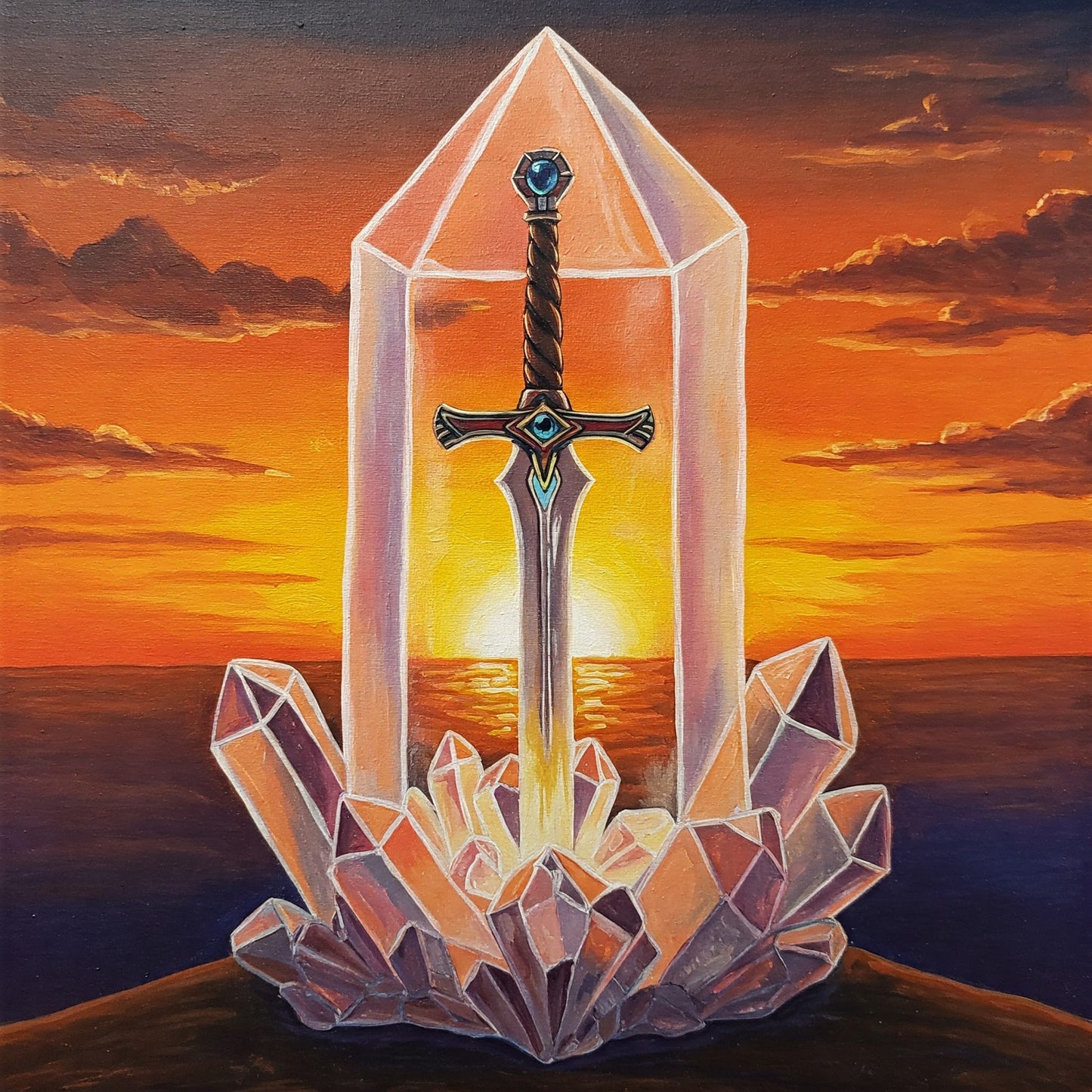 Crystal sword Collection of 100
