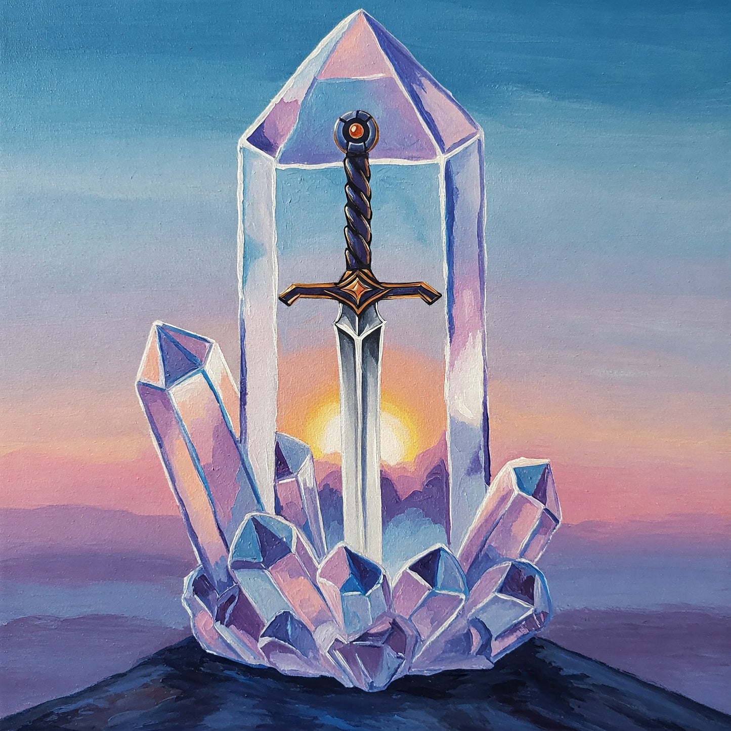 Crystal sword Collection of 100