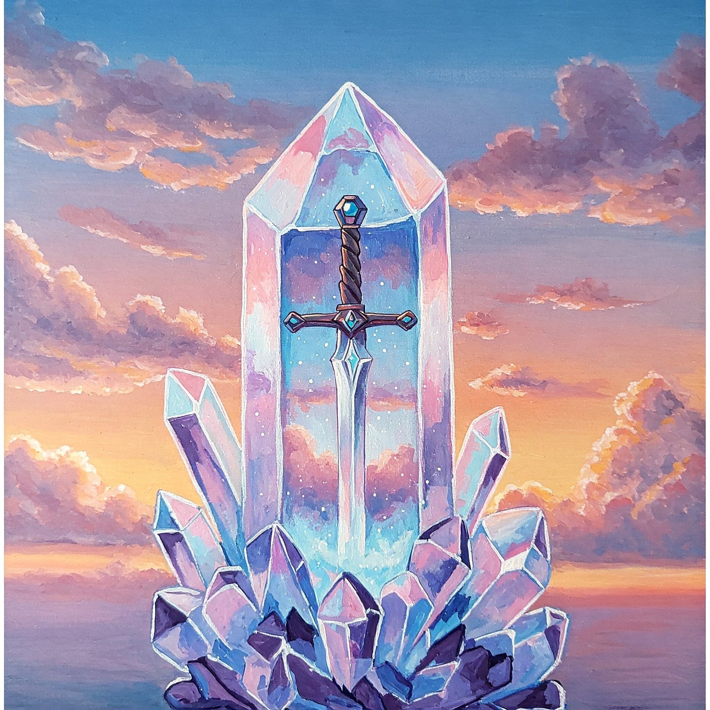 Crystal sword Collection of 100